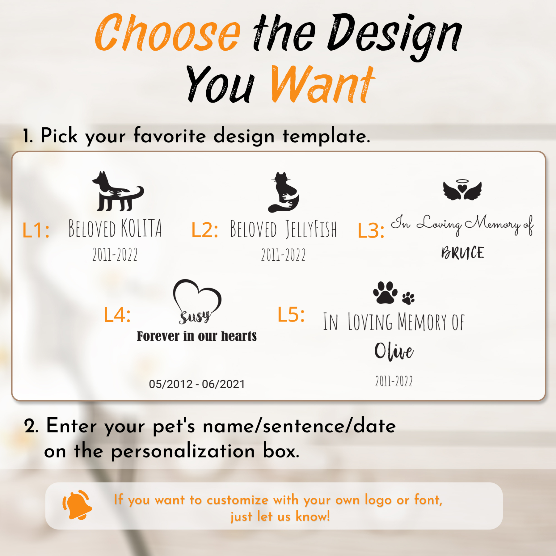 Custom Pet Urn with Engraved Name