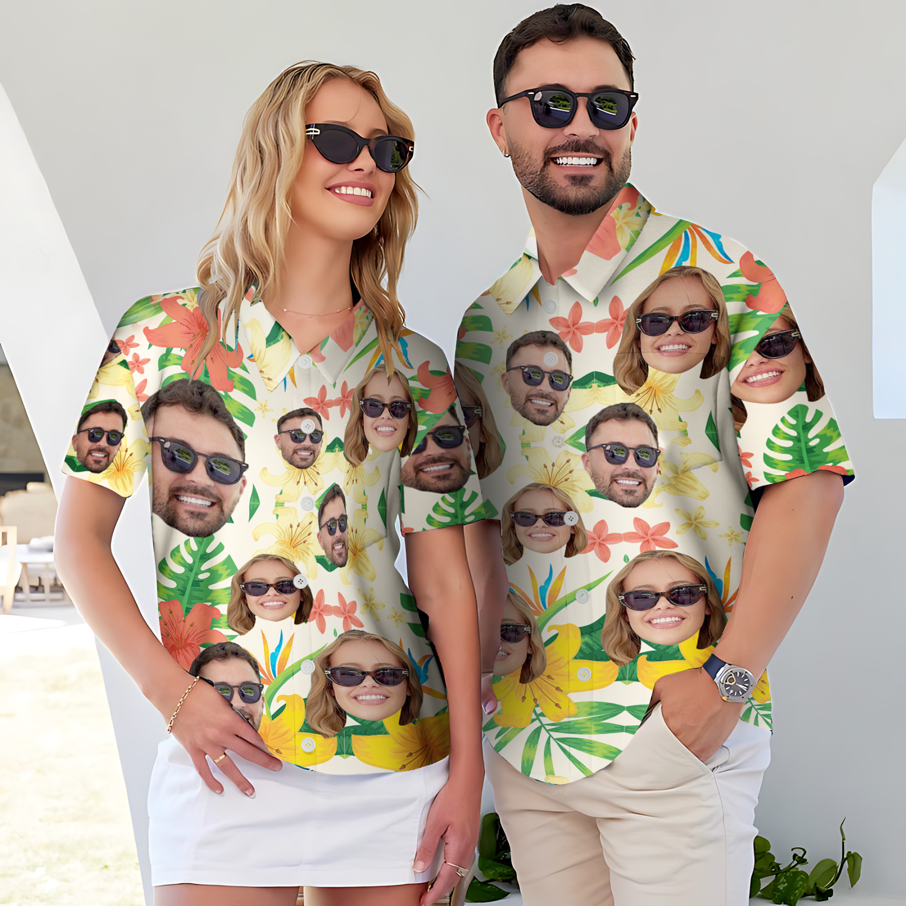 Custom Hawaiian Shirt with Face