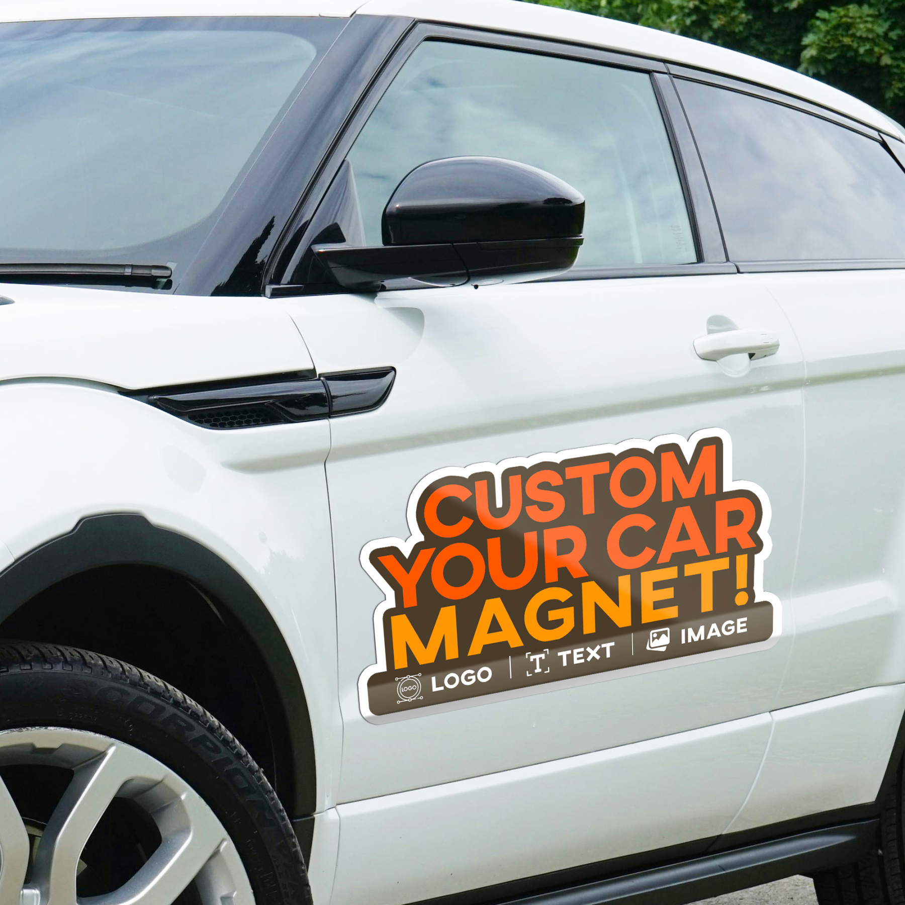 Custom Car Magnet with Your Logo