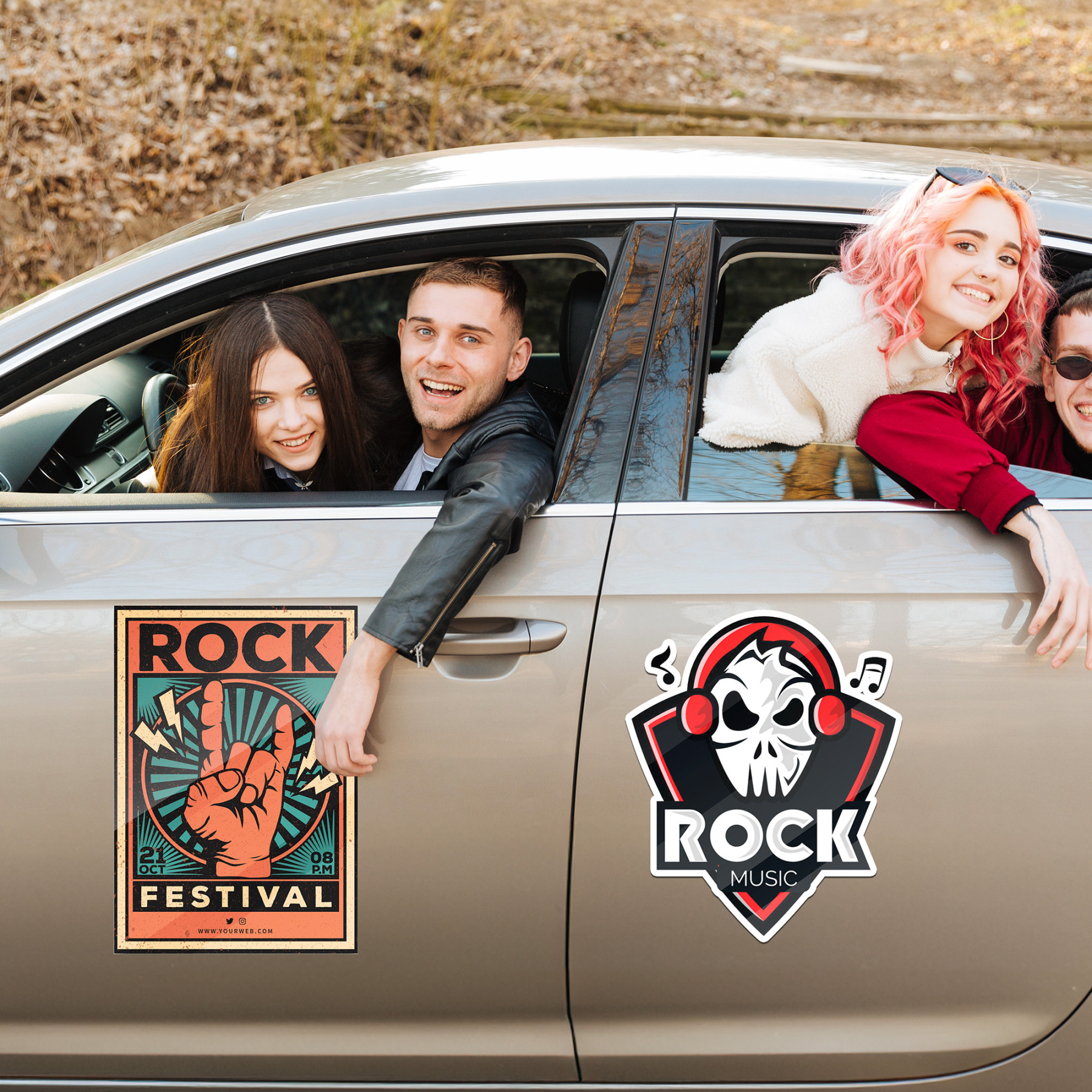 Custom Car Magnet with Your Logo