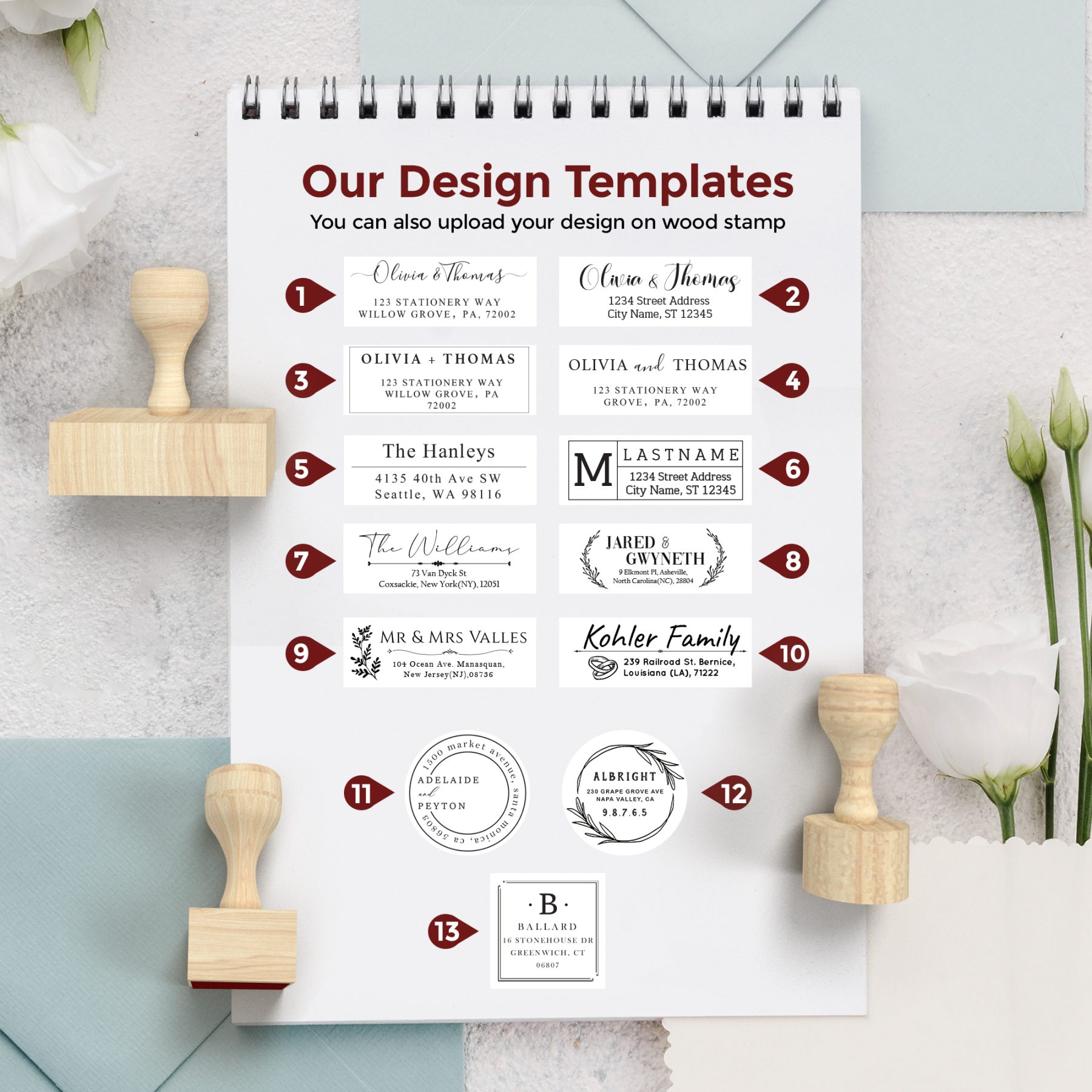 Durable Personalized Rubber Stamp