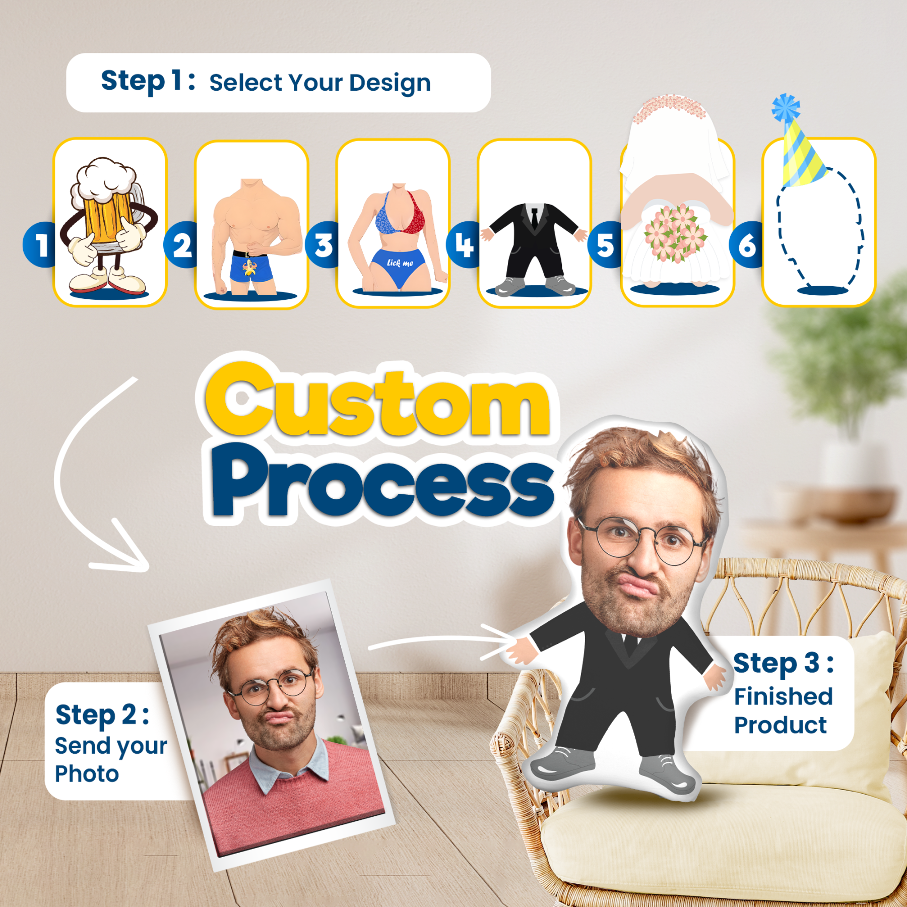 Custom Pillow from Photo