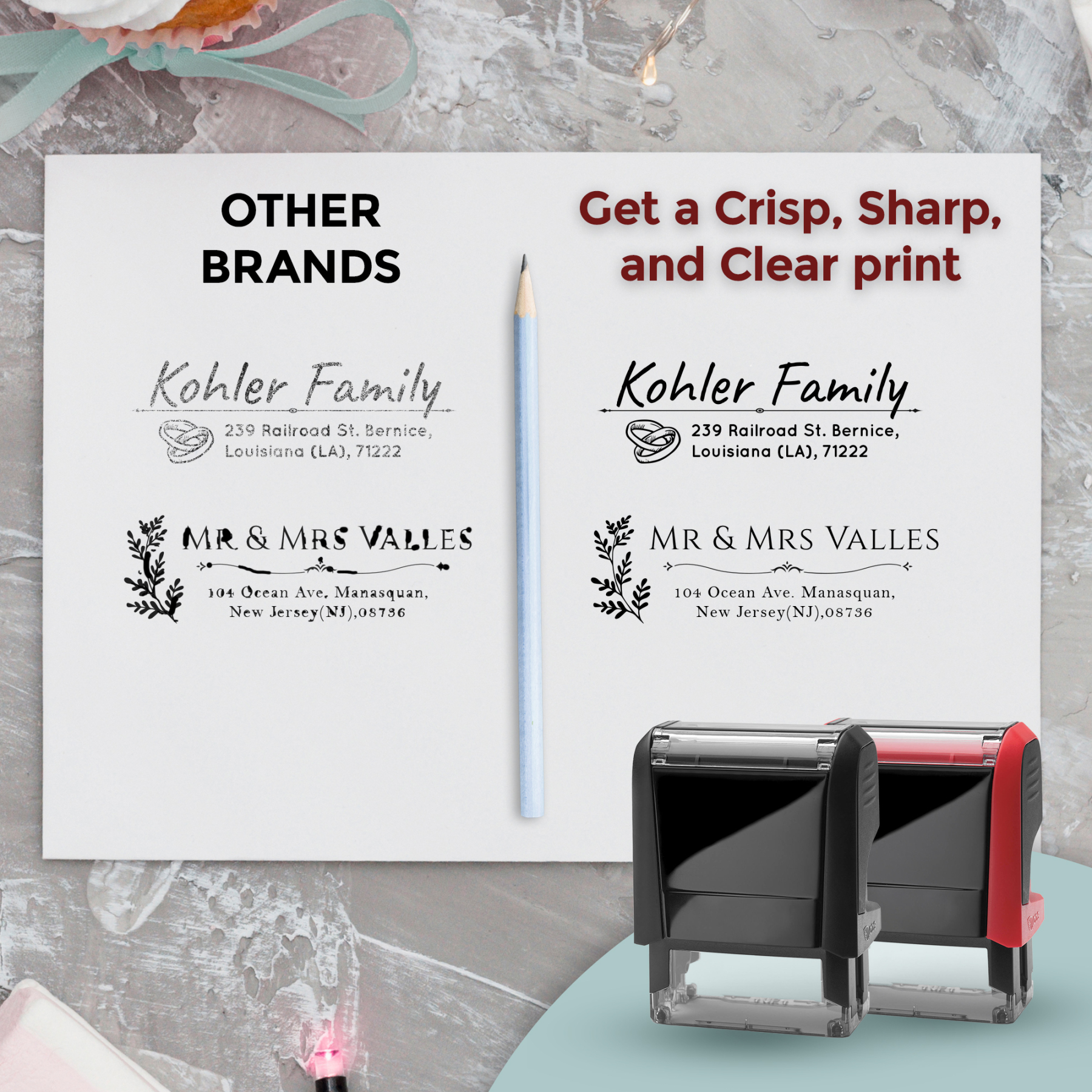 Durable Personalized Rubber Stamp