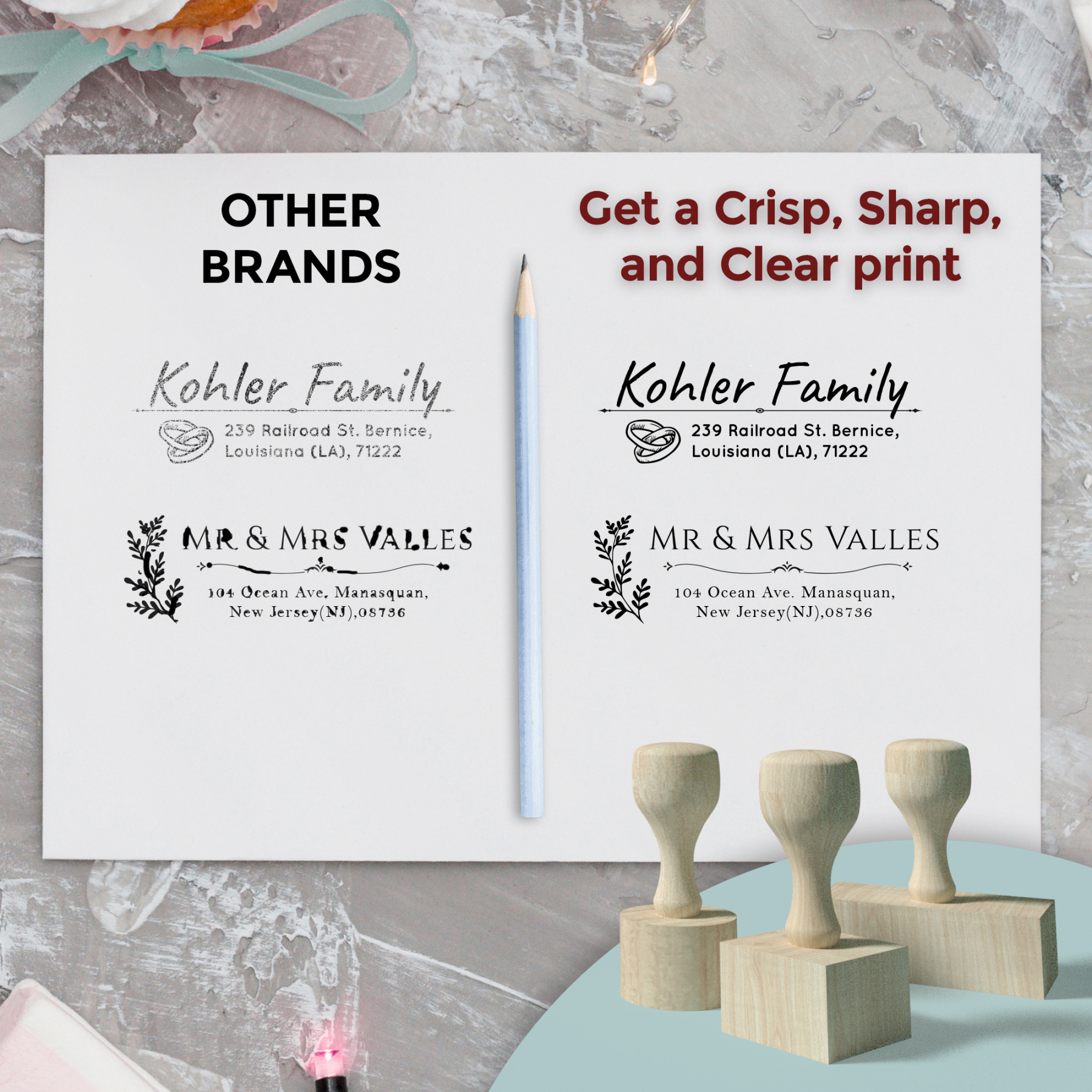 Durable Personalized Rubber Stamp