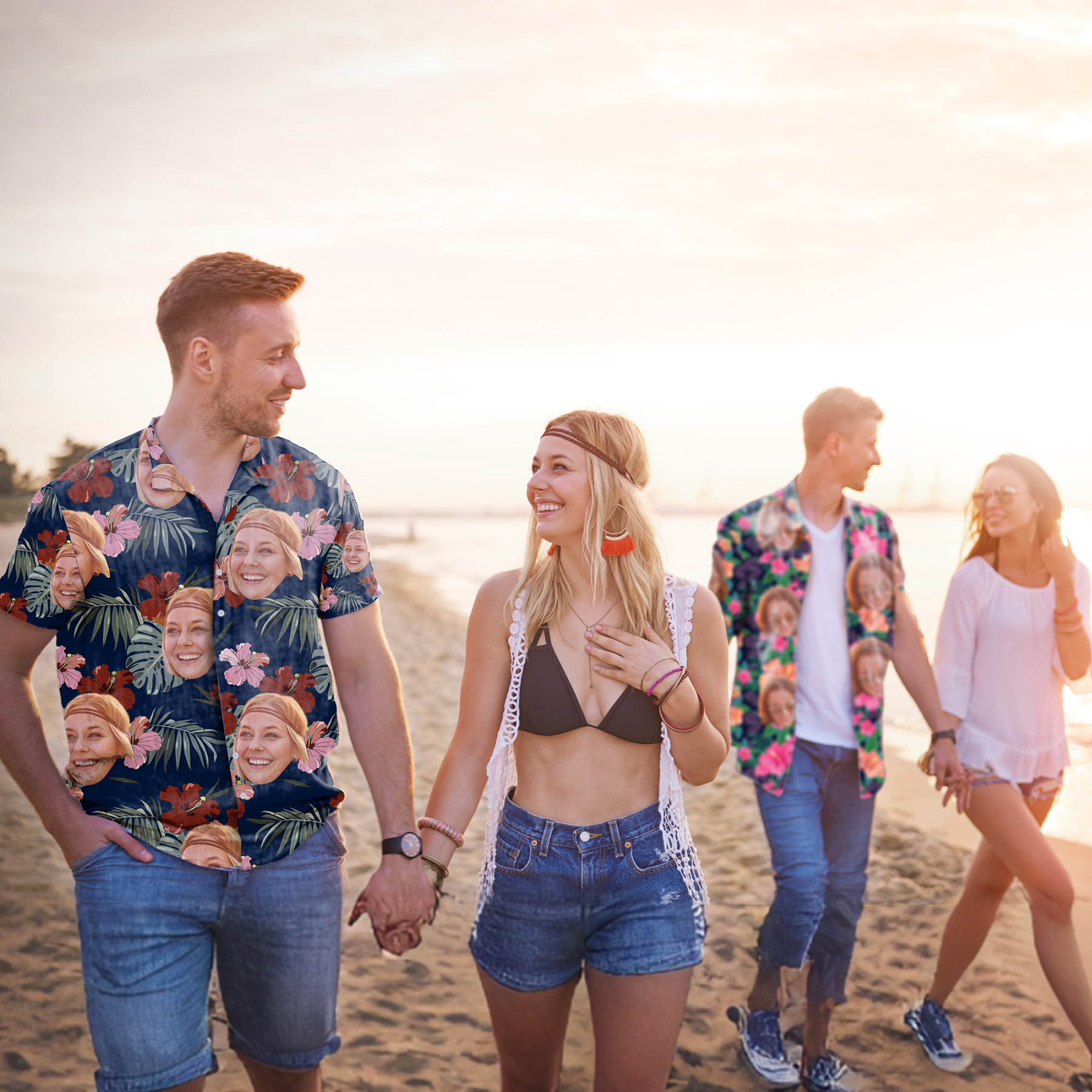 Custom Hawaiian Shirt with Face