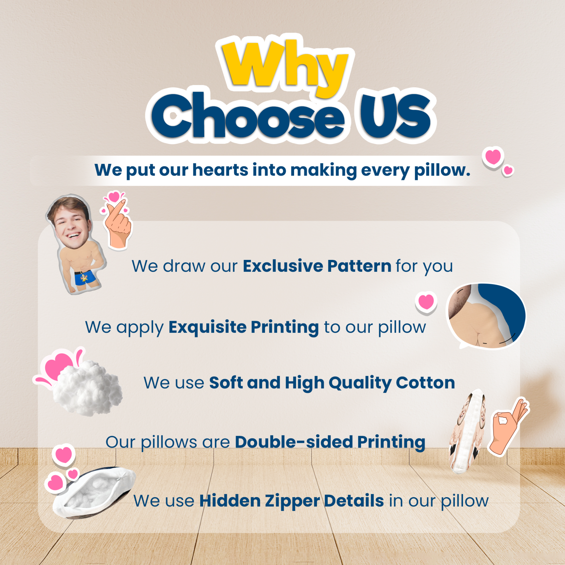 Custom Pillow from Photo