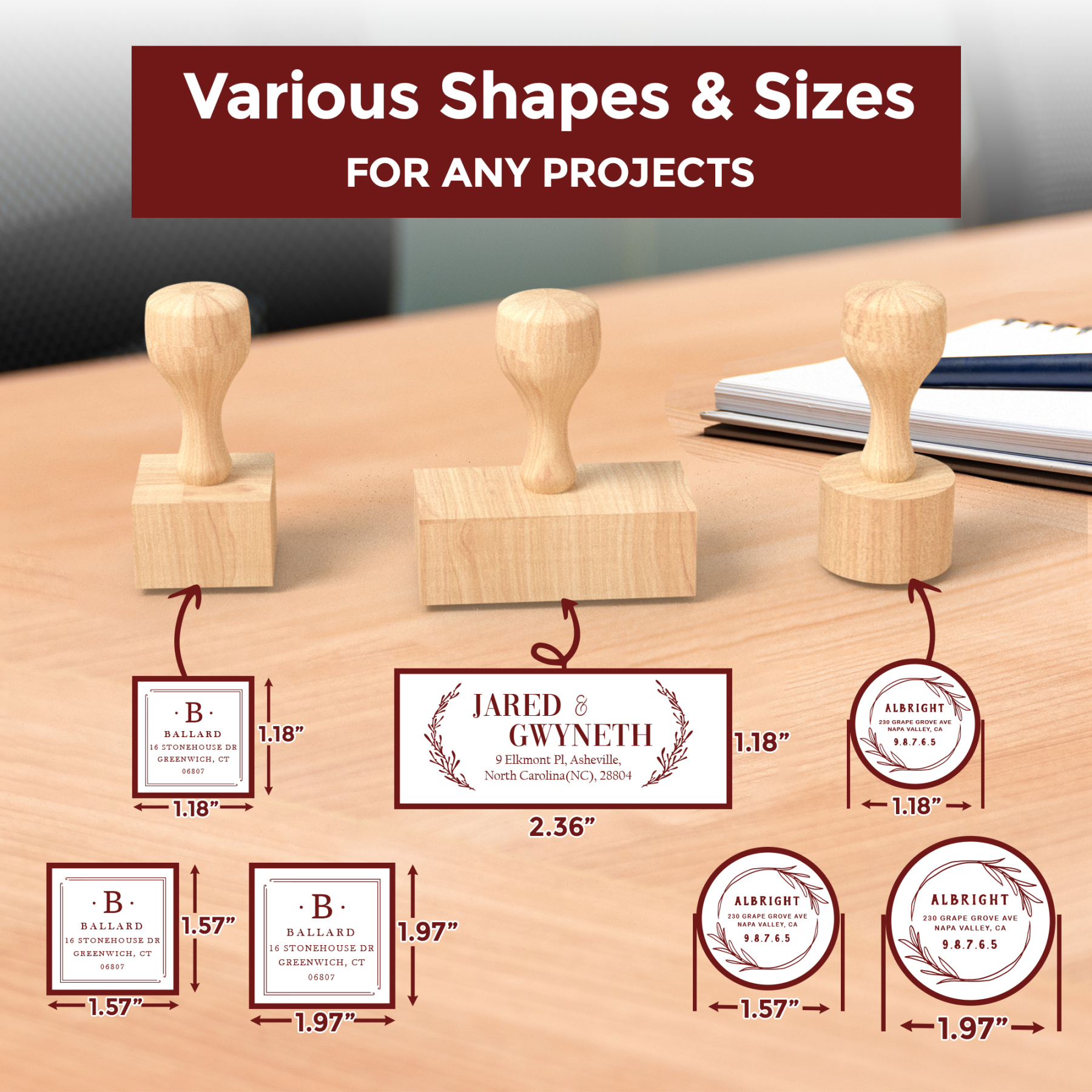 Durable Personalized Rubber Stamp