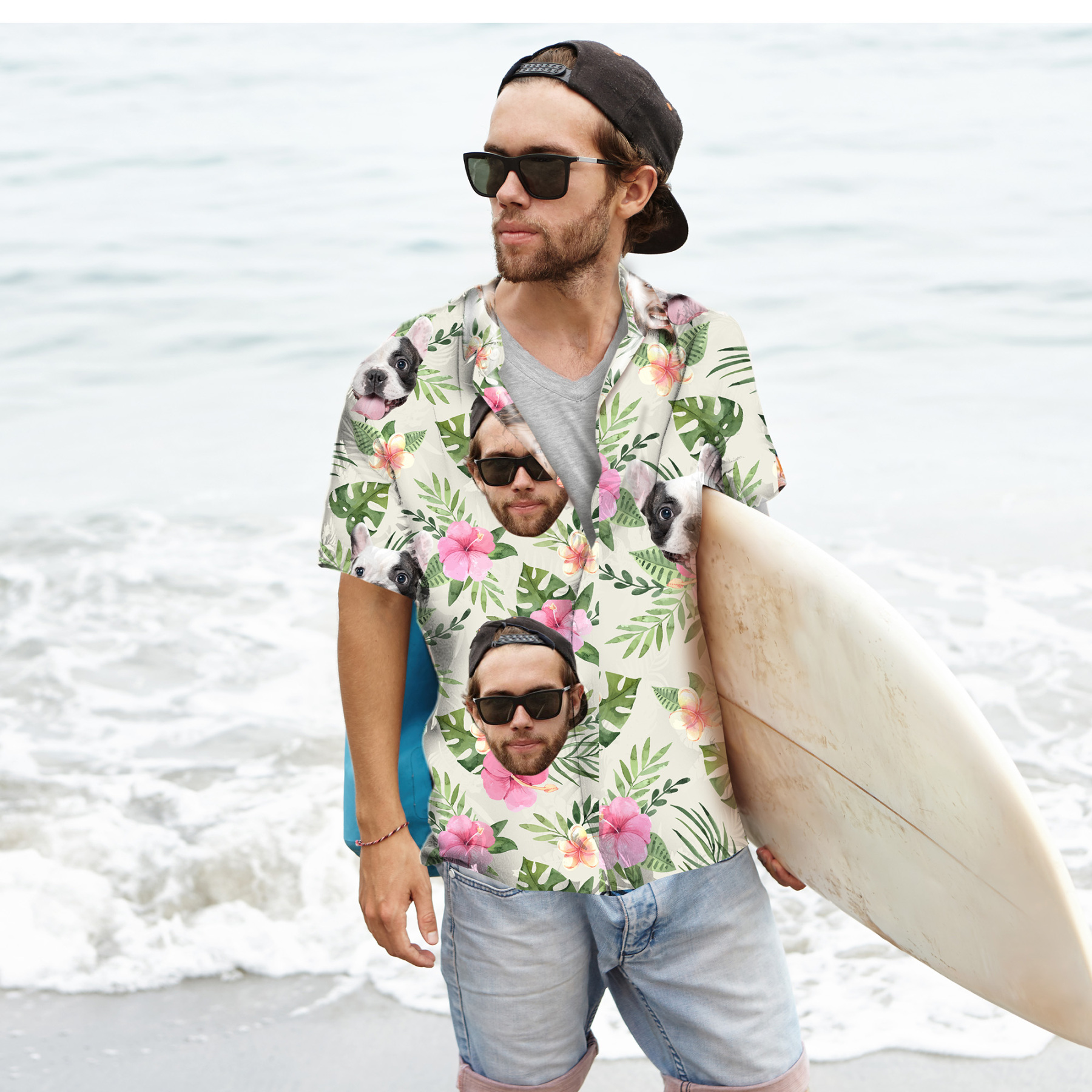 Custom Hawaiian Shirt with Face