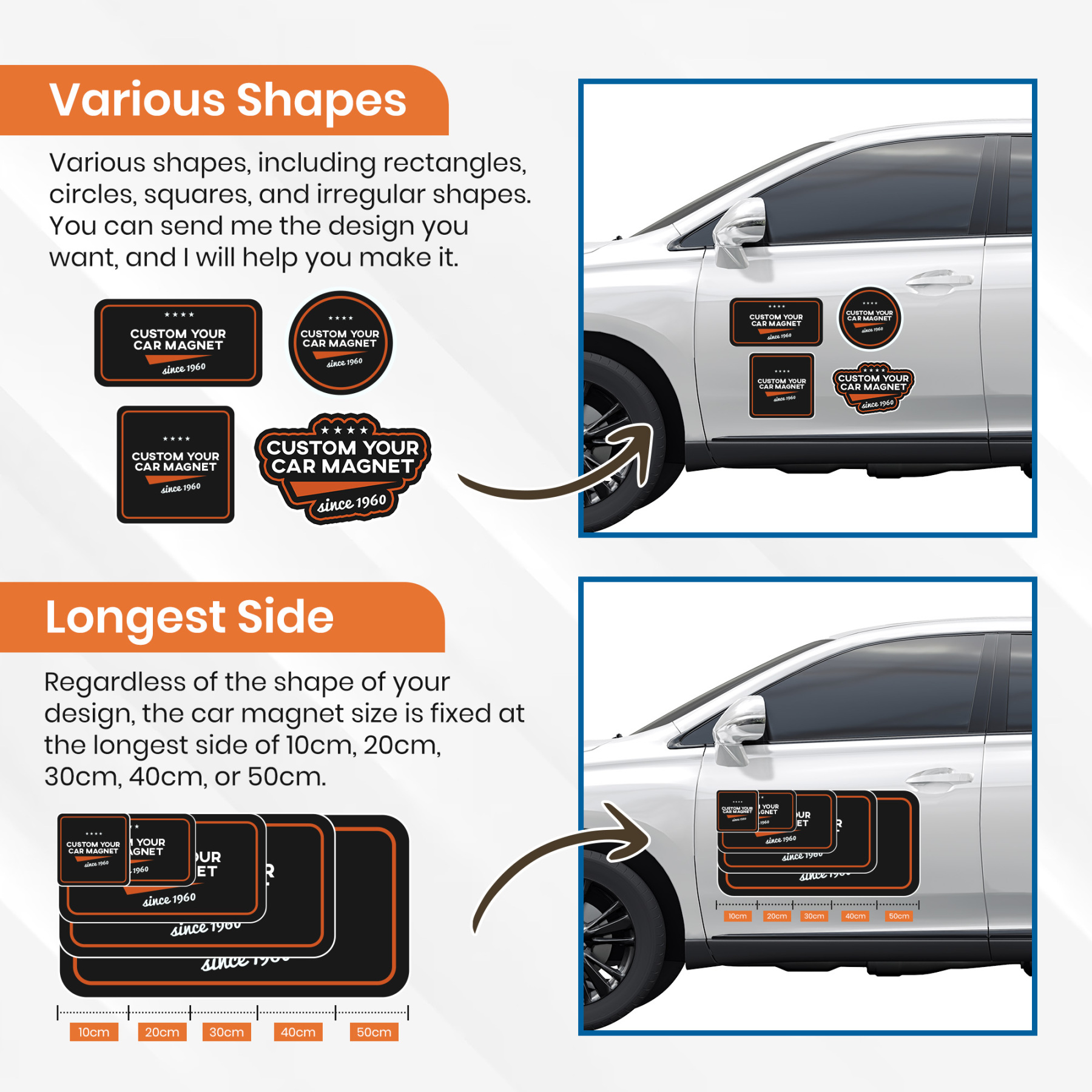 Custom Car Magnet with Your Logo