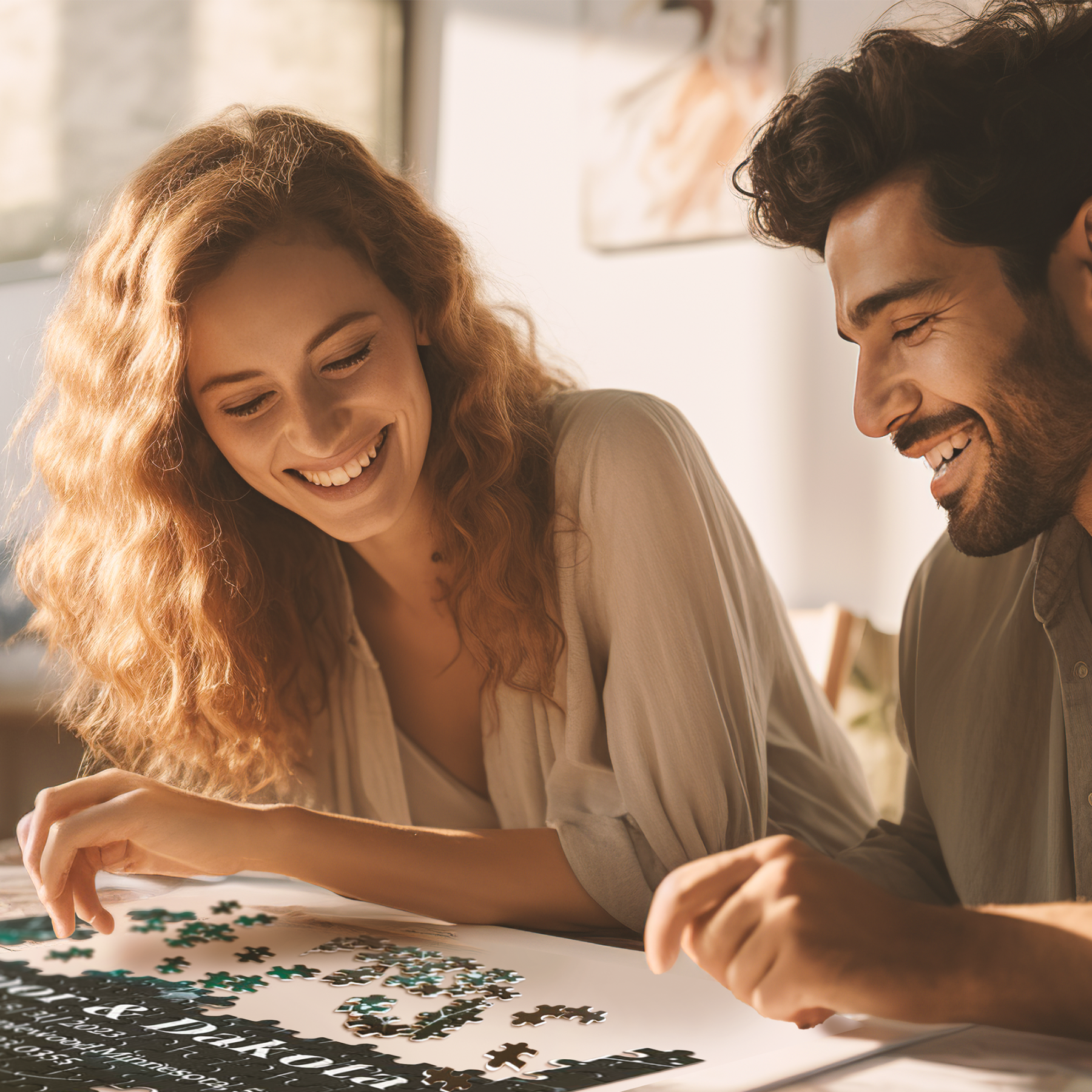 Custom Star Map Puzzle Anniversay Gift