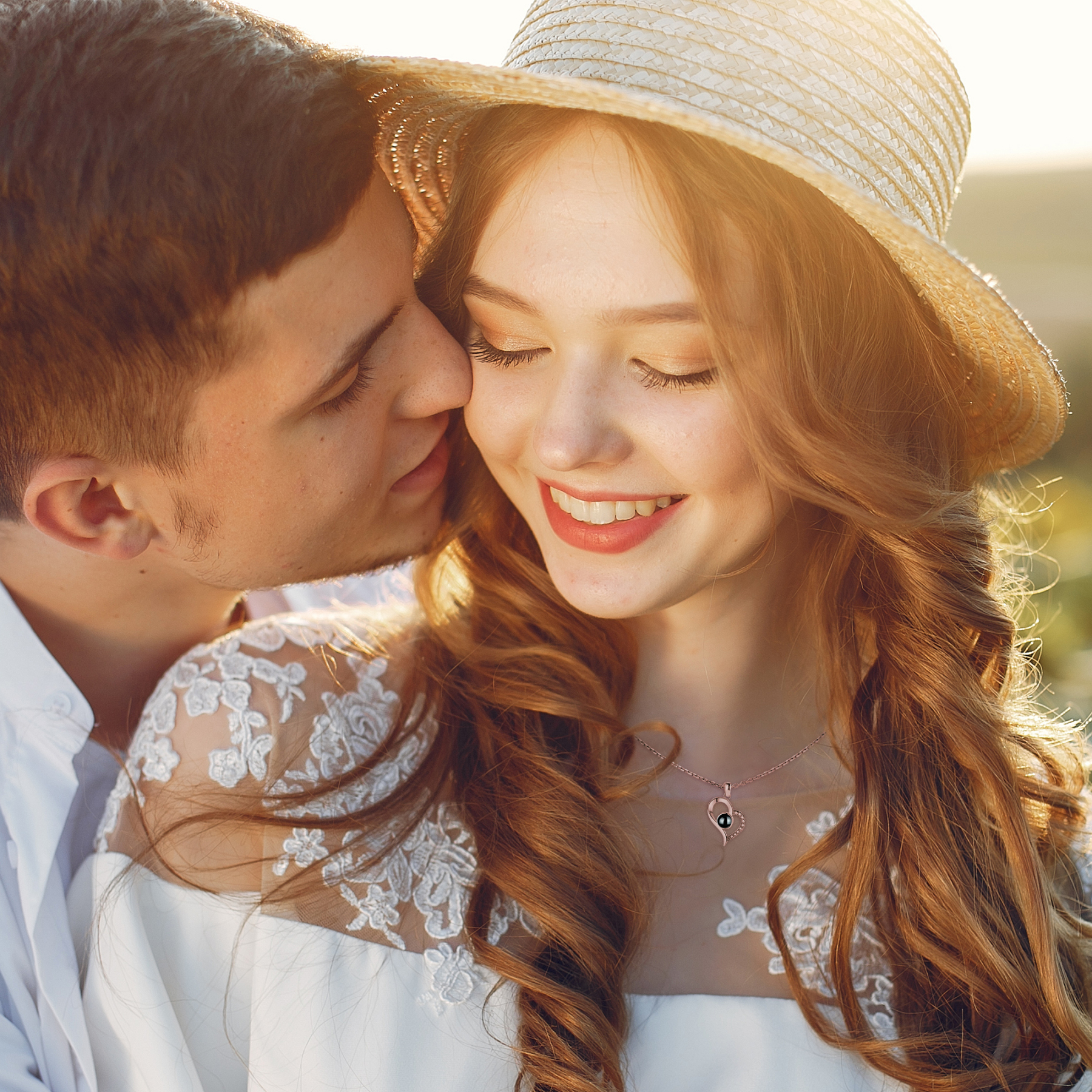 Personalized Photo Projection Necklace