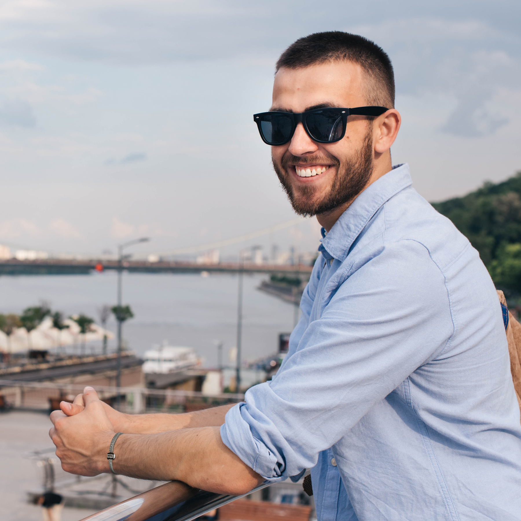 Personalized Mens Bracelet Engraved with Name