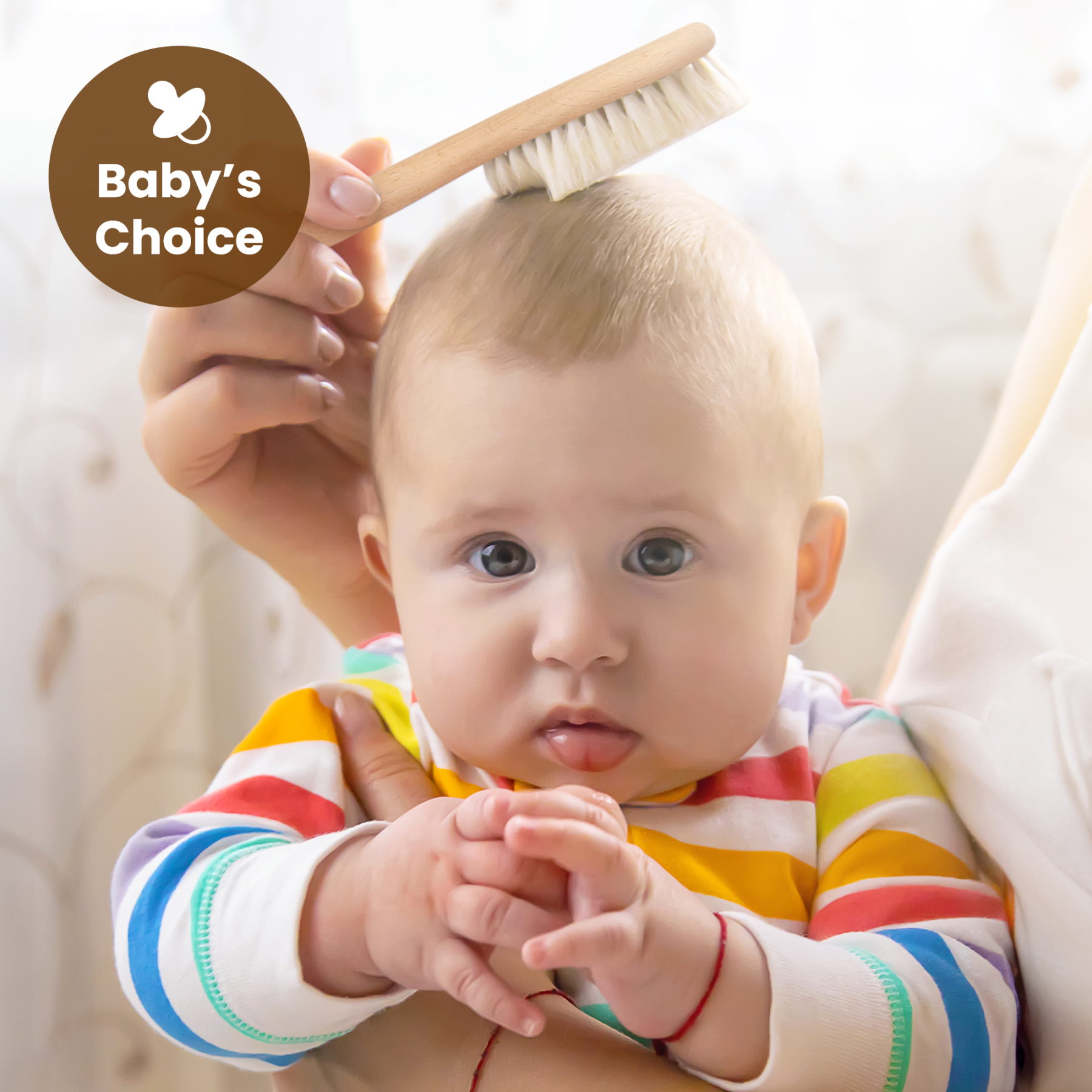 Personalized Baby Hairbrush with Engraved Name