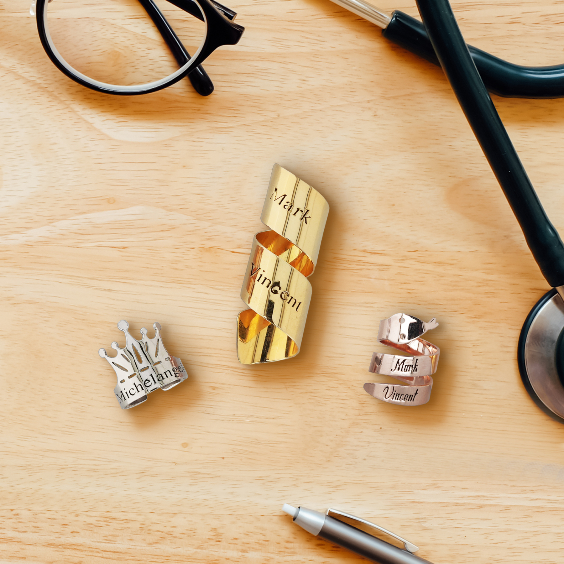 Custom Stethoscope ID Tag