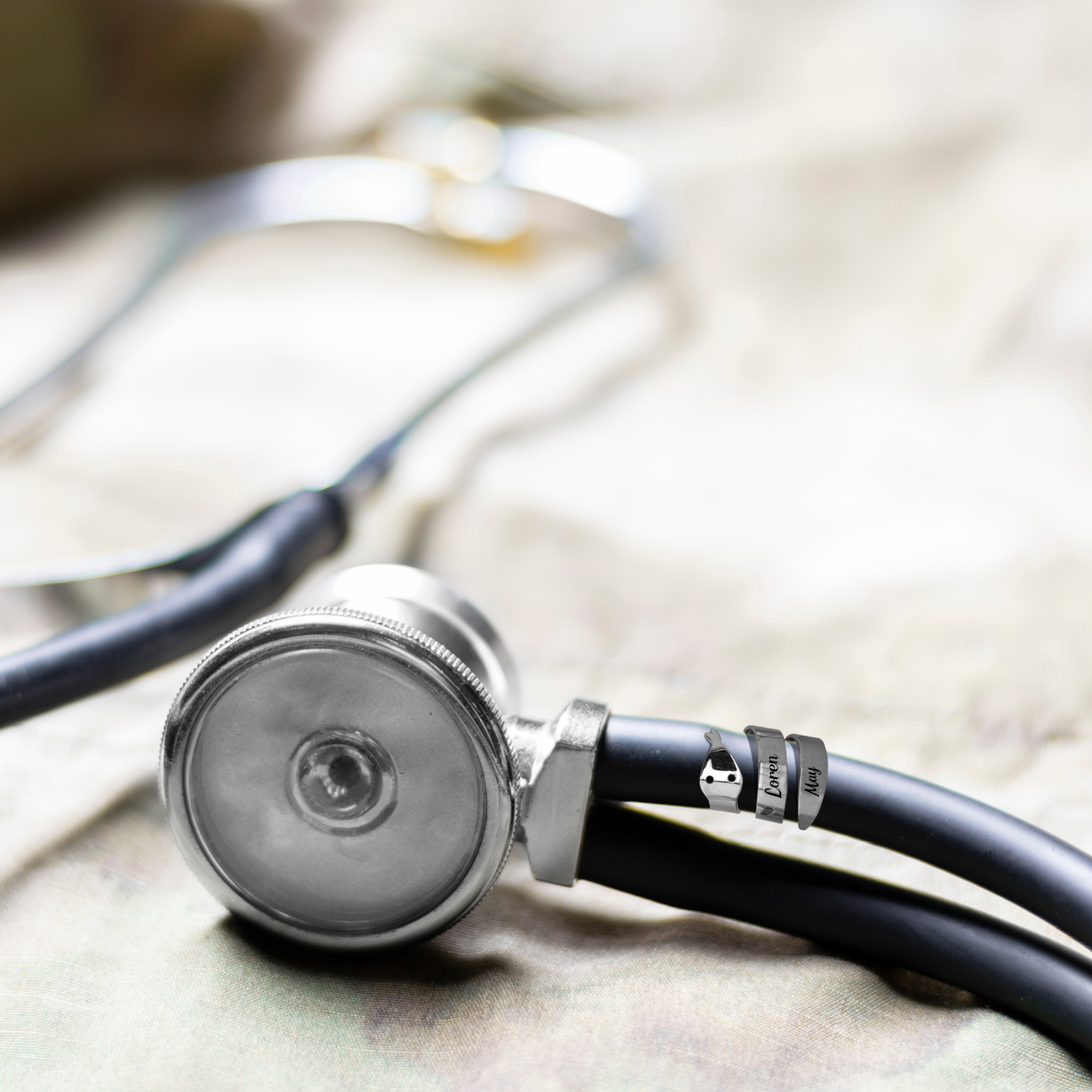 Custom Stethoscope ID Tag