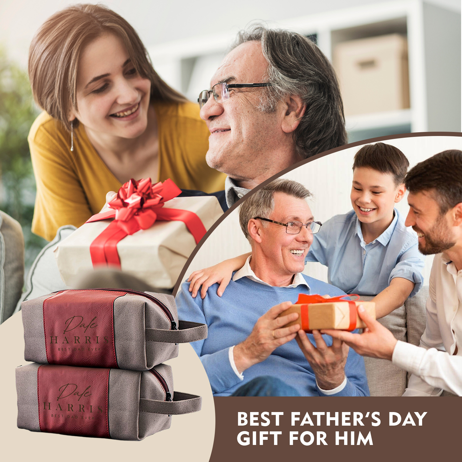 Personalized Toiletry Bag for Men