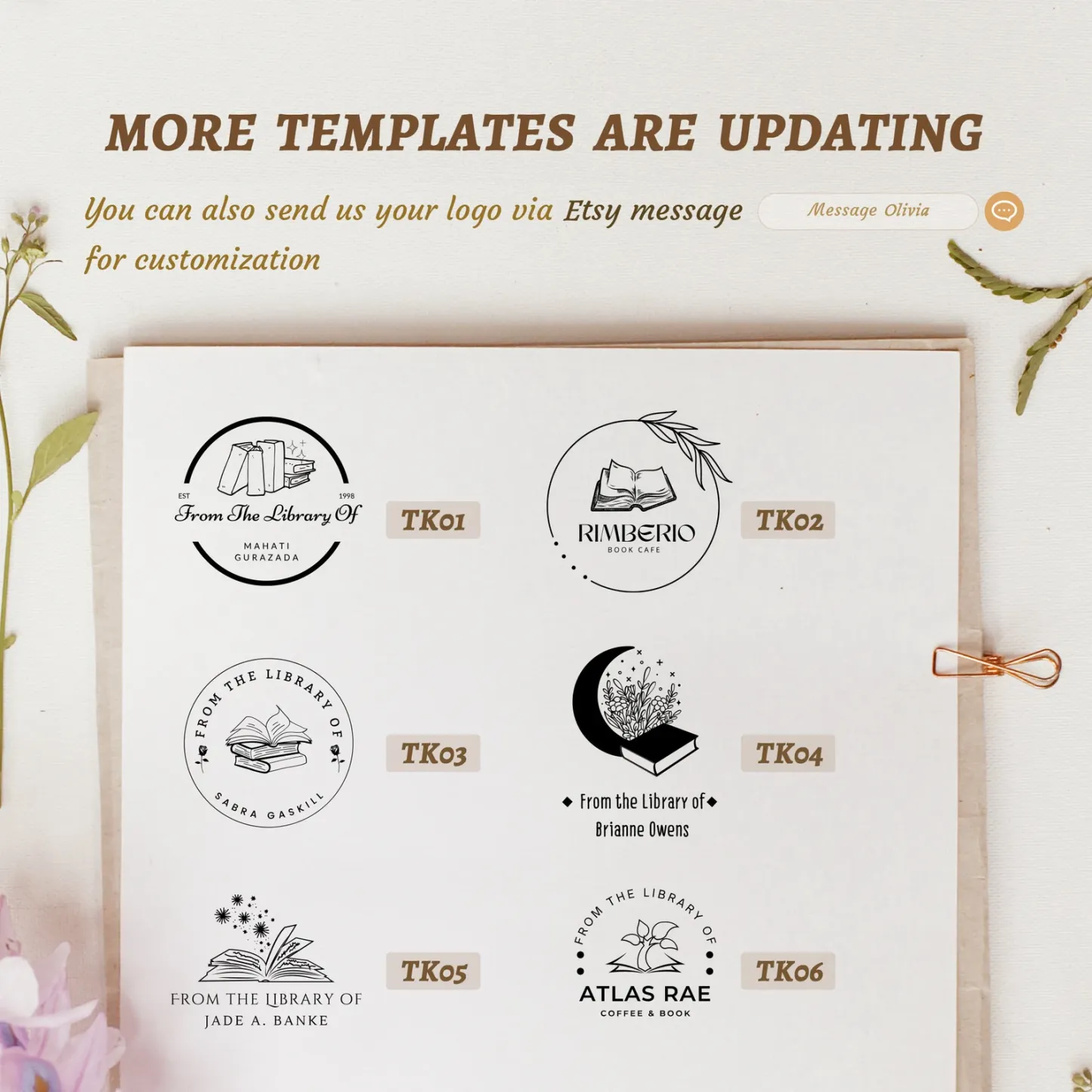 Custom Library Embosser Book Embosser Stamp