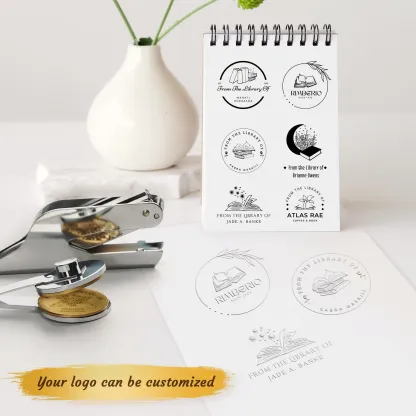 Custom Library Embosser Book Embosser Stamp