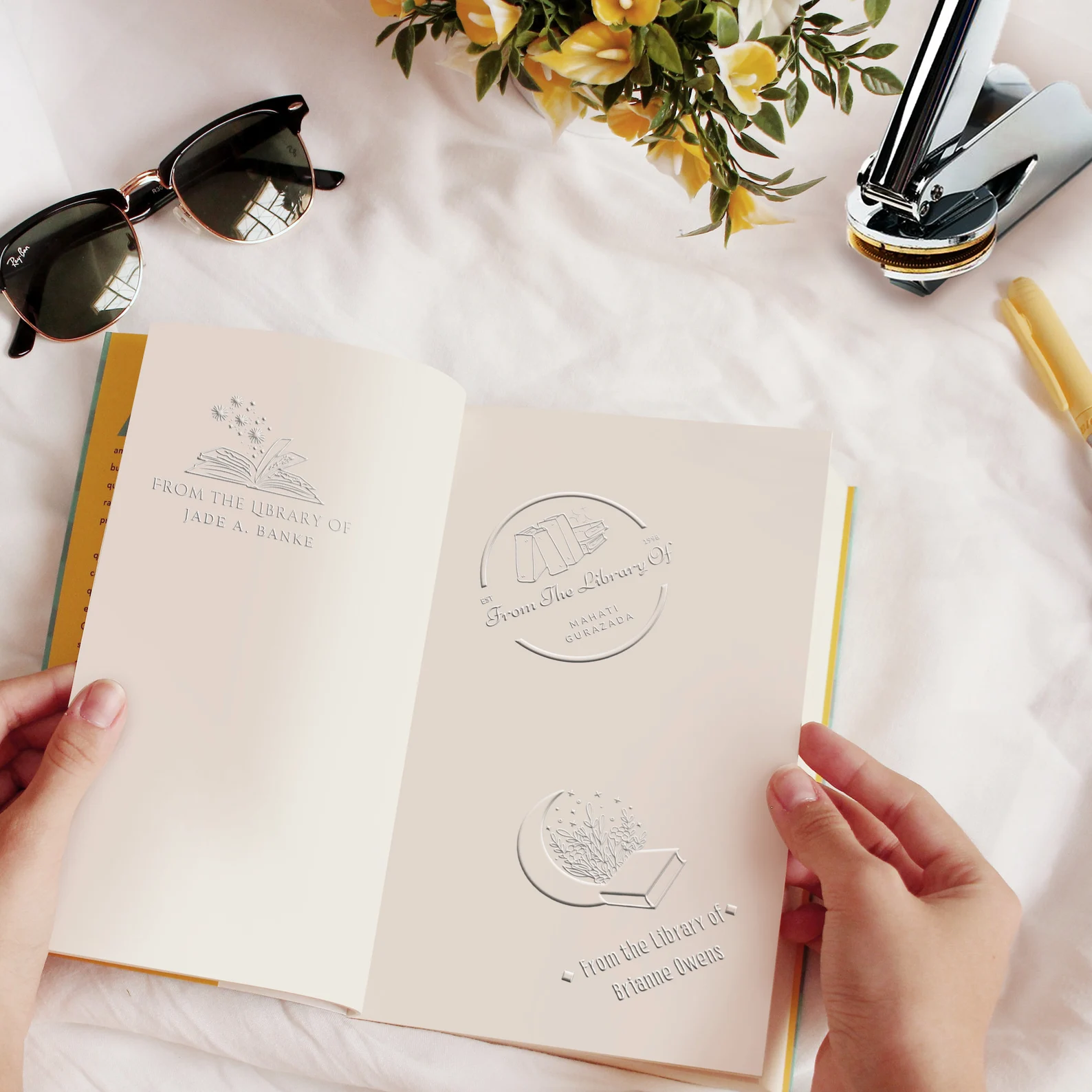 Custom Library Embosser Book Embosser Stamp