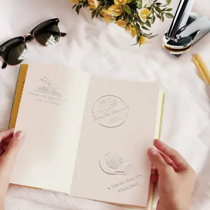Custom Library Embosser Book Embosser Stamp