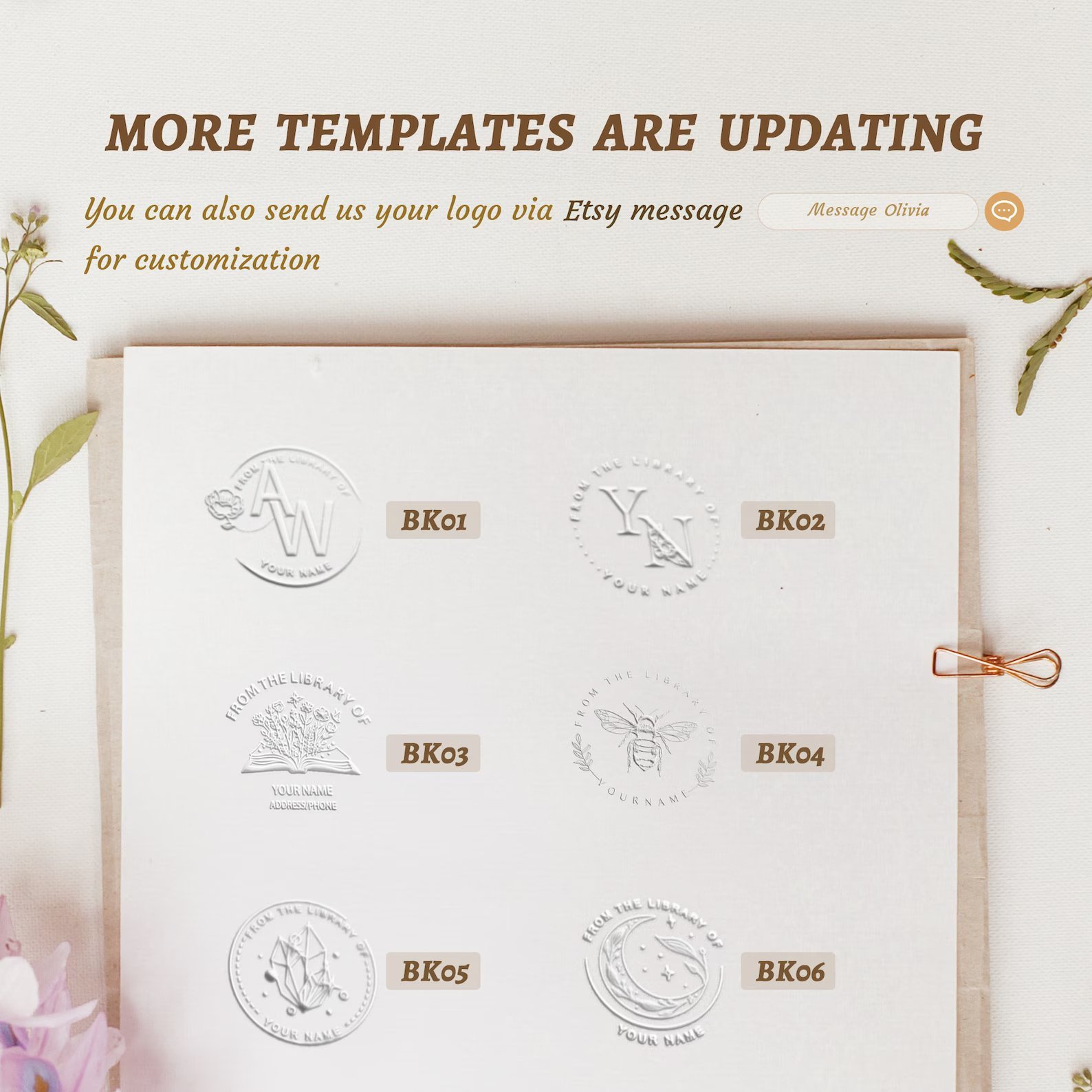 Custom Library Embosser Book Embosser Stamp