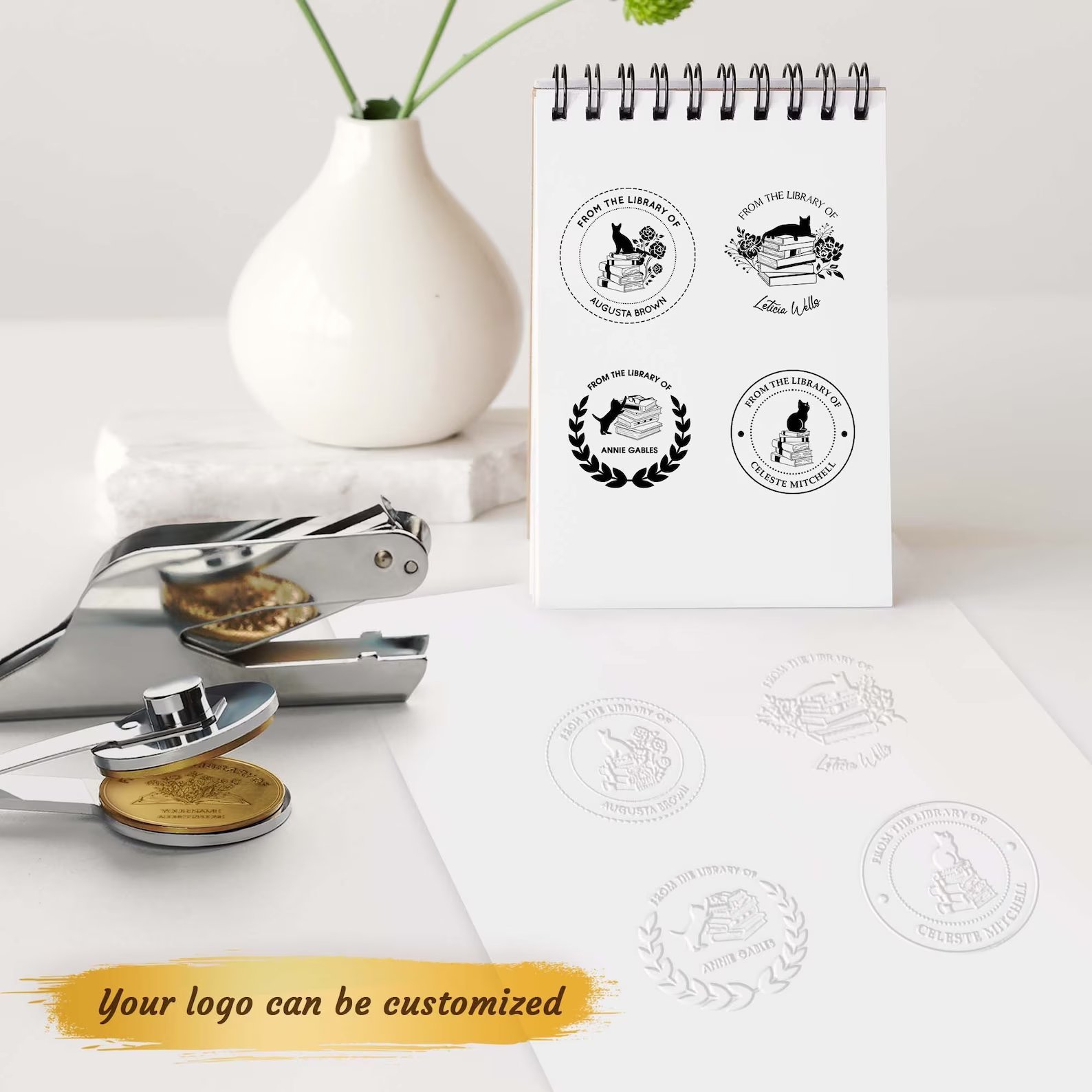 Custom Library Embosser Book Embosser Stamp