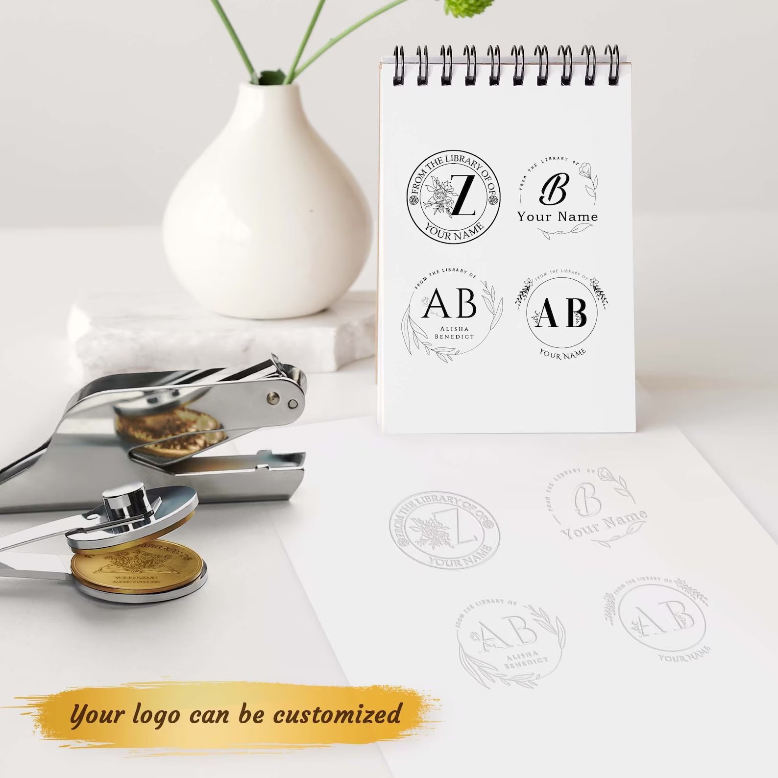 Custom Library Embosser Book Embosser Stamp