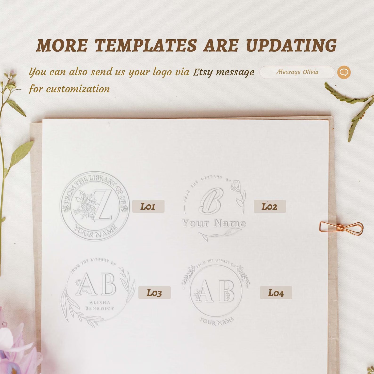 Custom Library Embosser Book Embosser Stamp