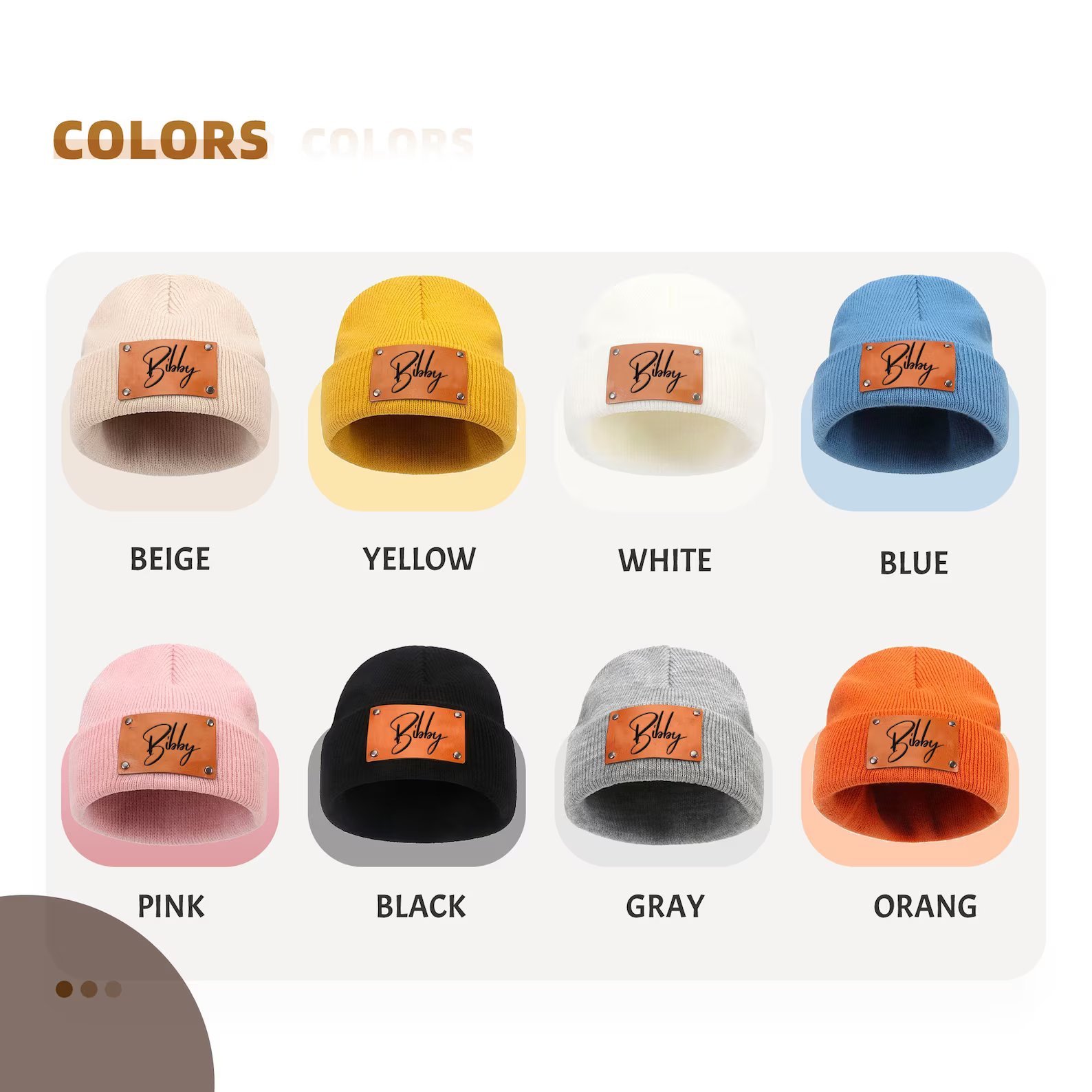 Custom Beanie Newborn Baby with Name