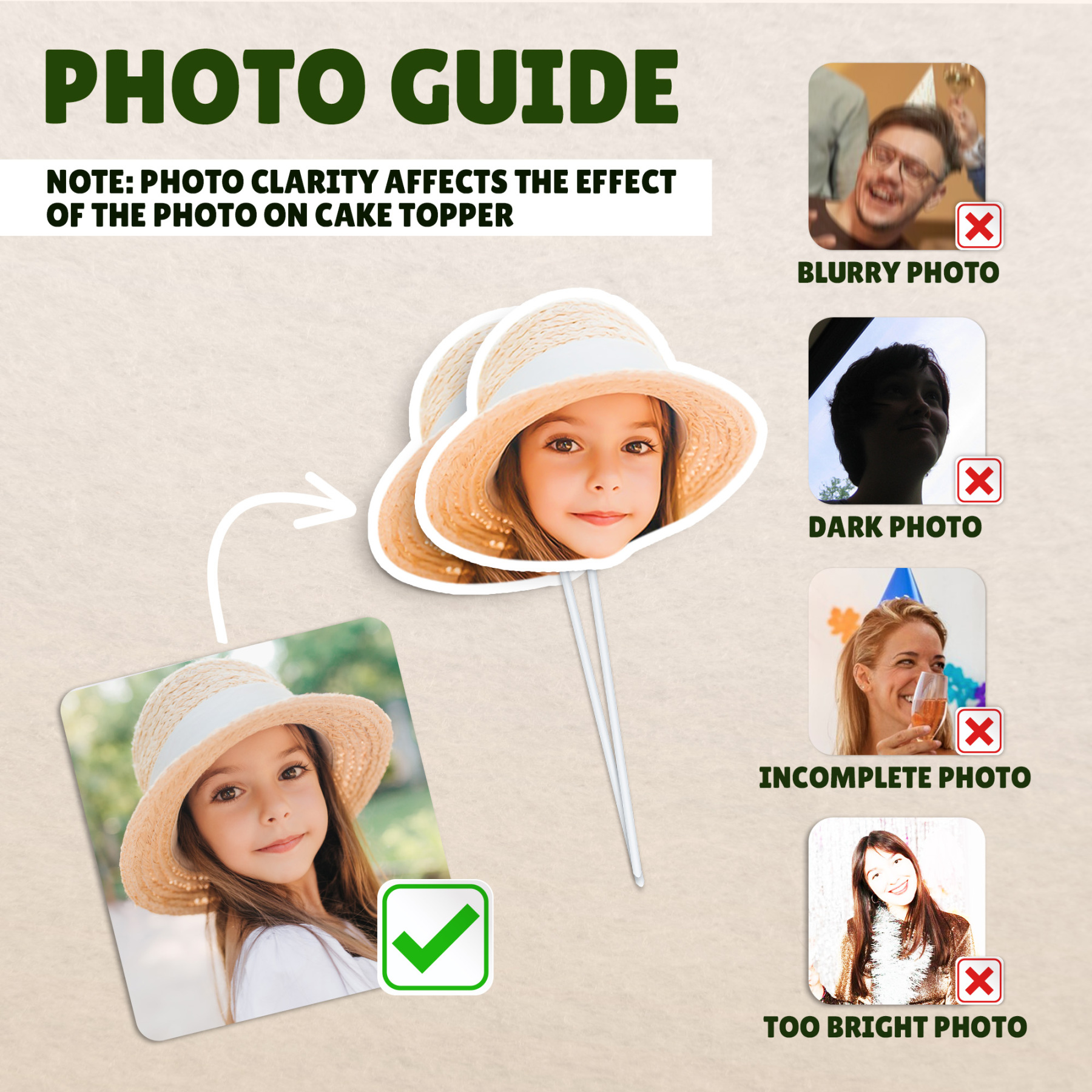 Custom Cupcake Toppers