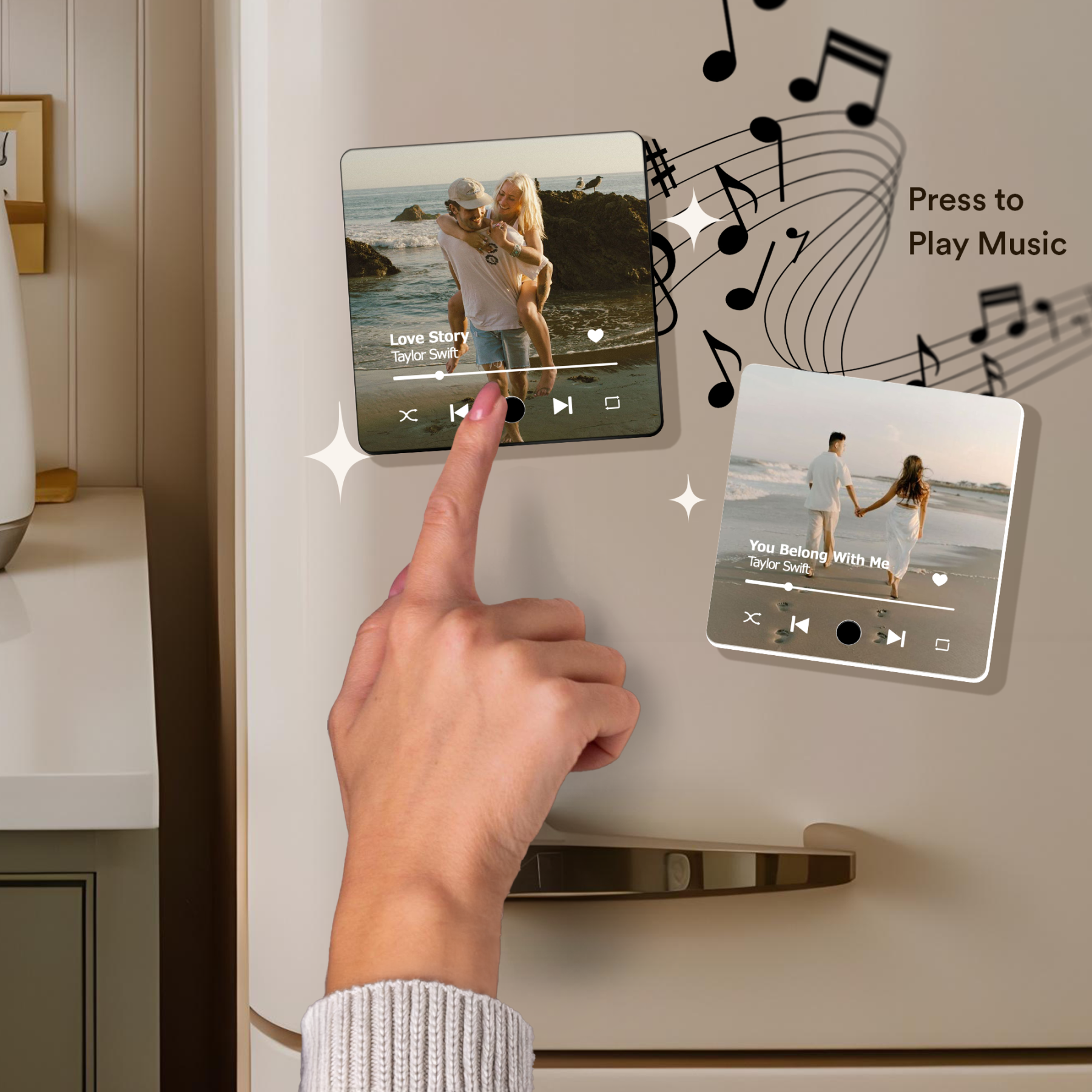 Personalized Music Magnets From Your Photo