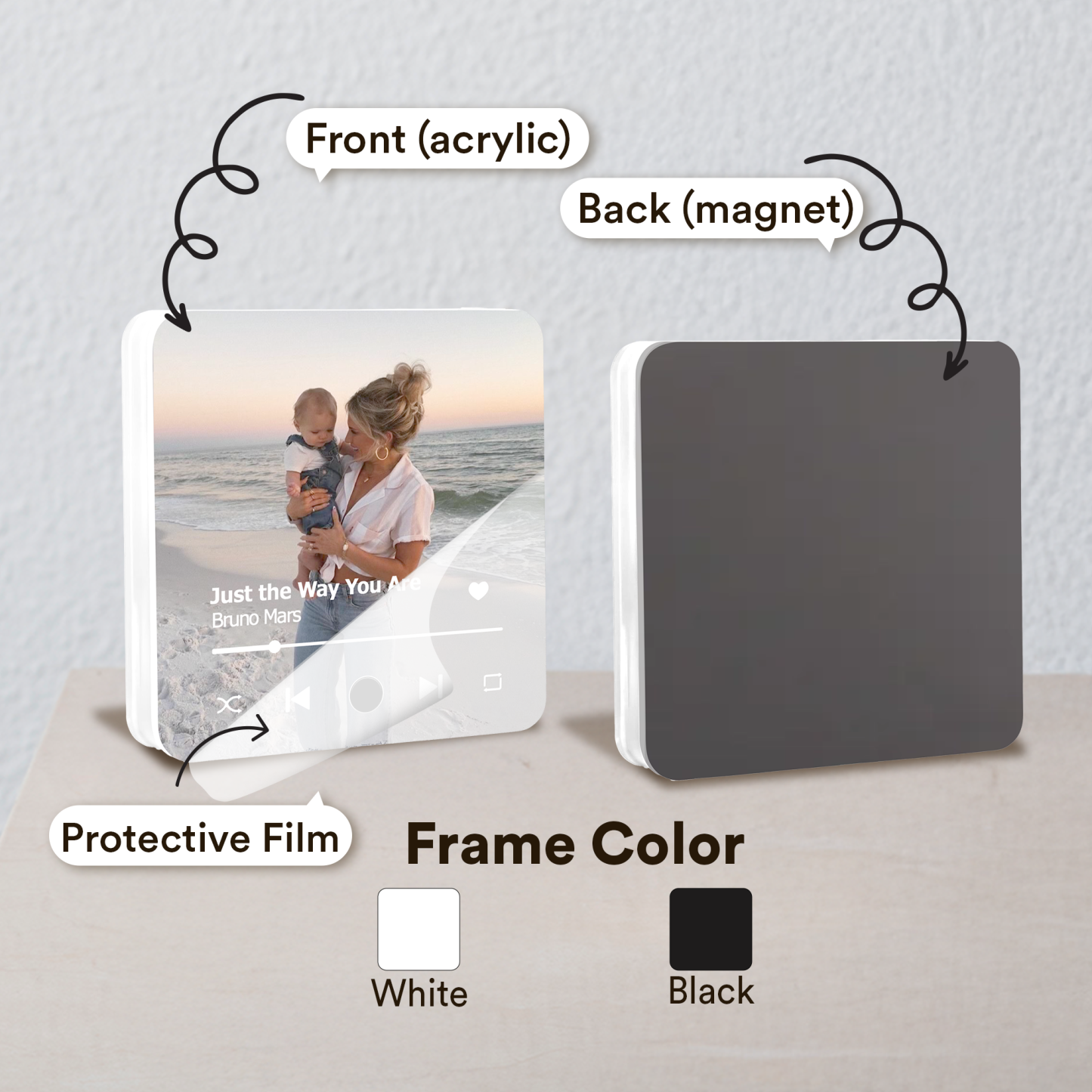 Personalized Music Magnets From Your Photo