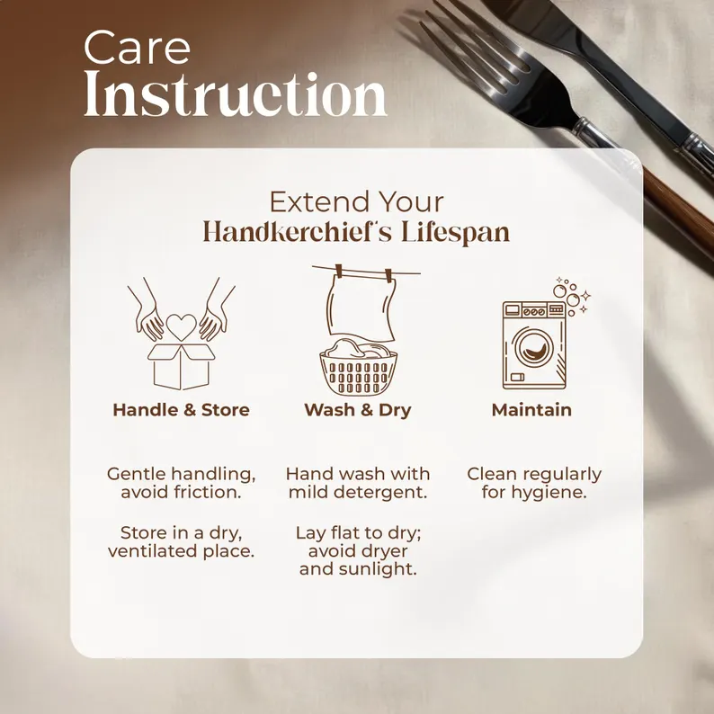 Custom Embroidery Handkerchief Personalized Wedding Hanky For Bride