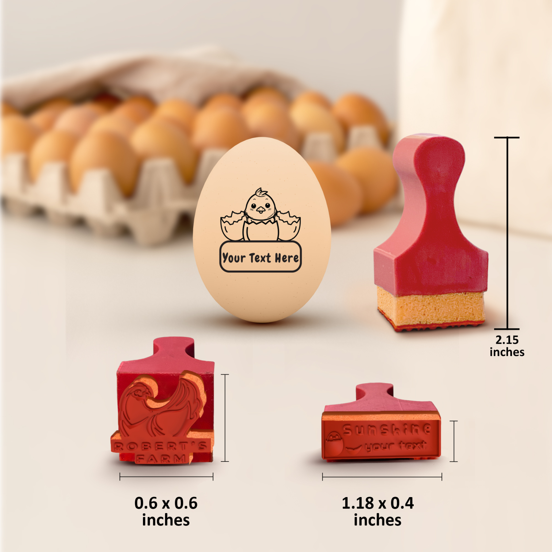 Custom Egg Stamp