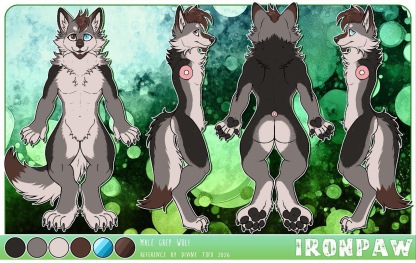 Customized-Fursuit-ironpaw-deposit payment（50%）