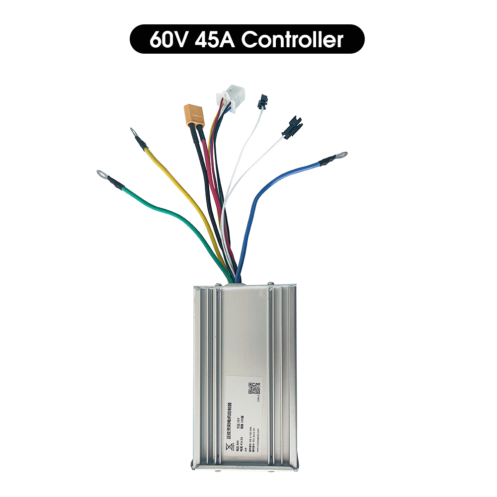 YunLi 60V 45A Controller for H10-2 Dual motors 3200w 5600w 6000w electric scooter Accelerator LH-100 Display