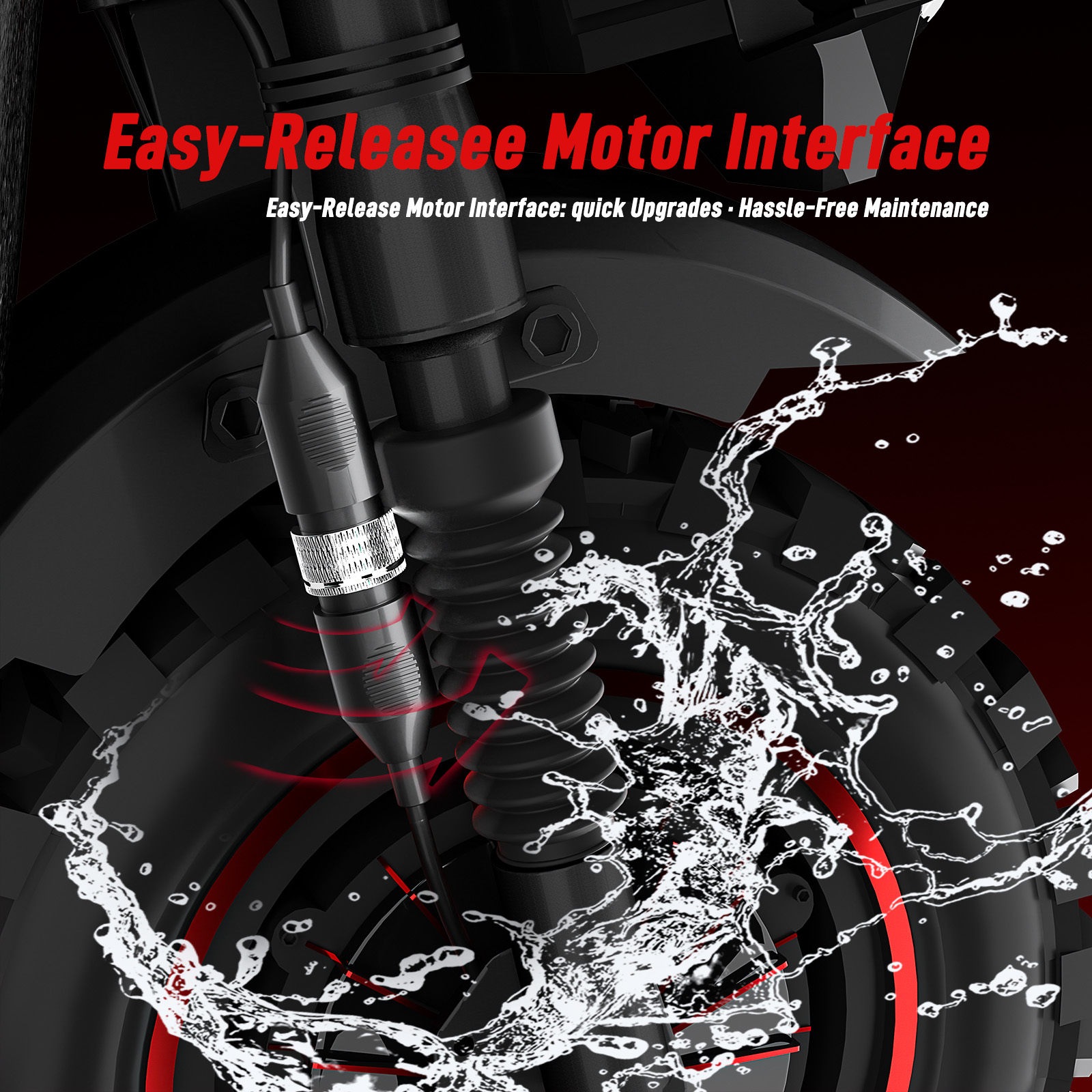 JL86 10000W Powerful Electric Scooter with 13inch Fat All-Terrain Tires 55MPH Electrical Kickscooter