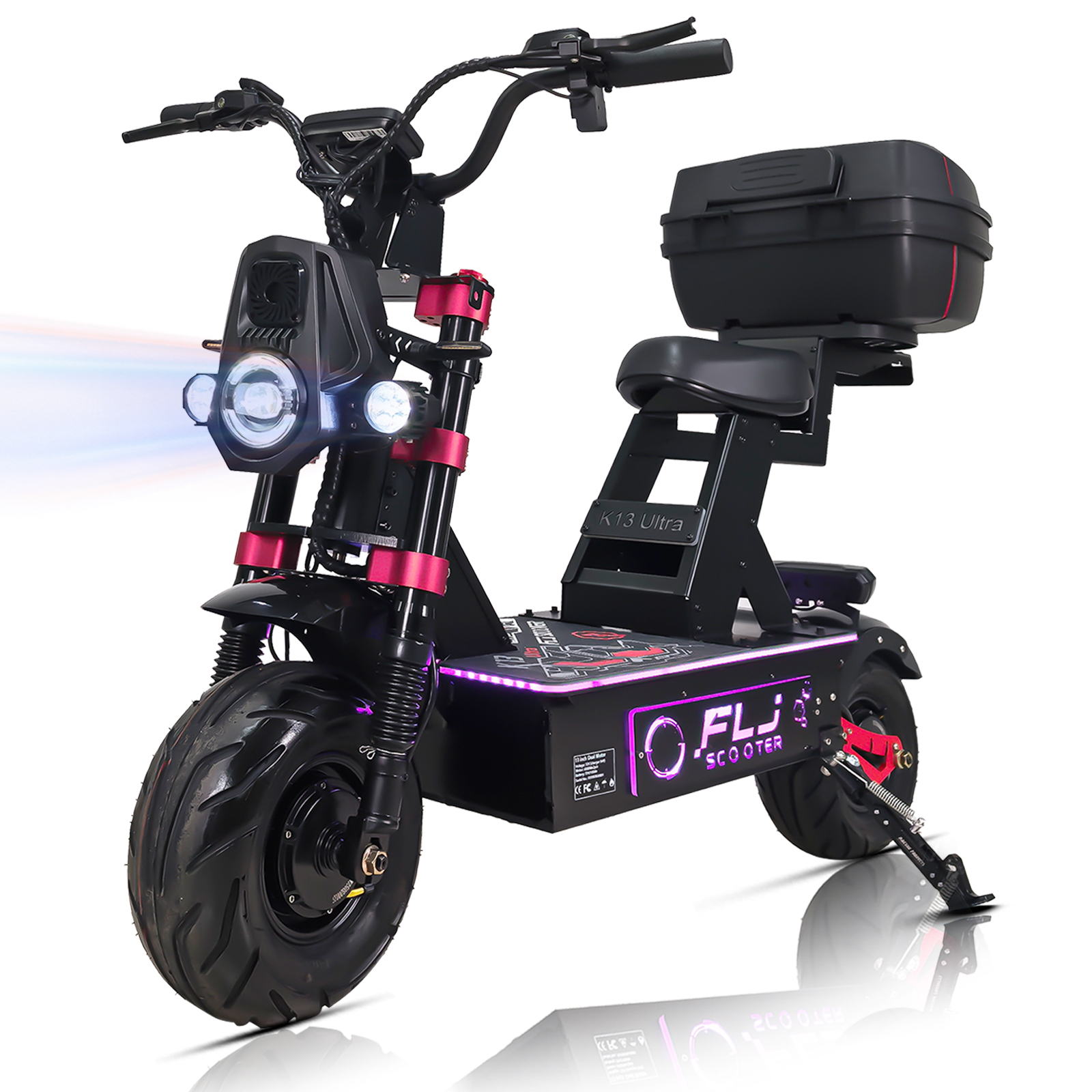 Latest K13 Ultra 72V 12000W Electric Scooter with APP/NFC fast speed Fat Wheel E Scooters
