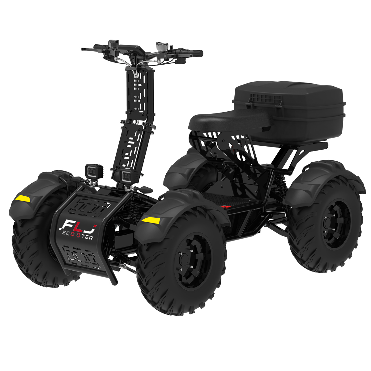 Four Engines 10000W Four-wheel drive Off Road Fat Tire ATV Electric Scooter