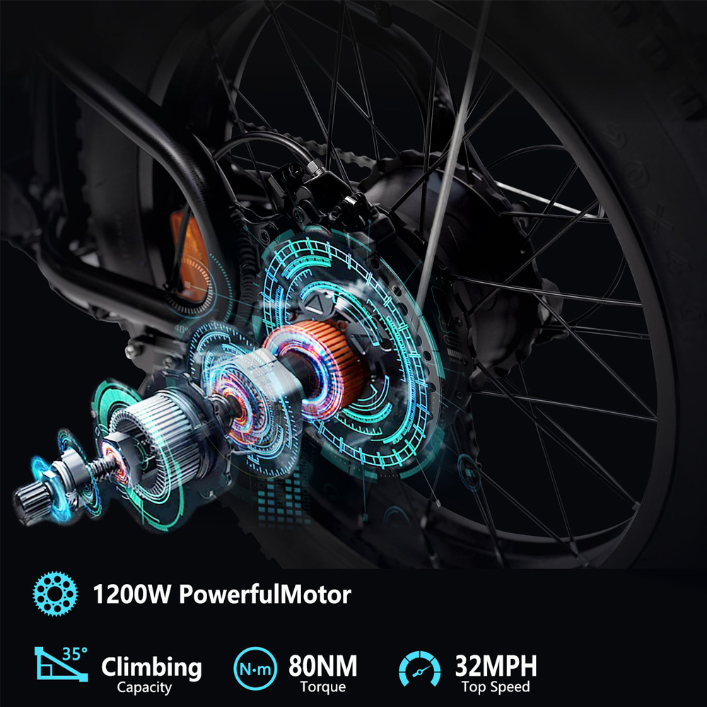 SMARTAVEL DK400 48V 1200W Electric Bicycle E Bike