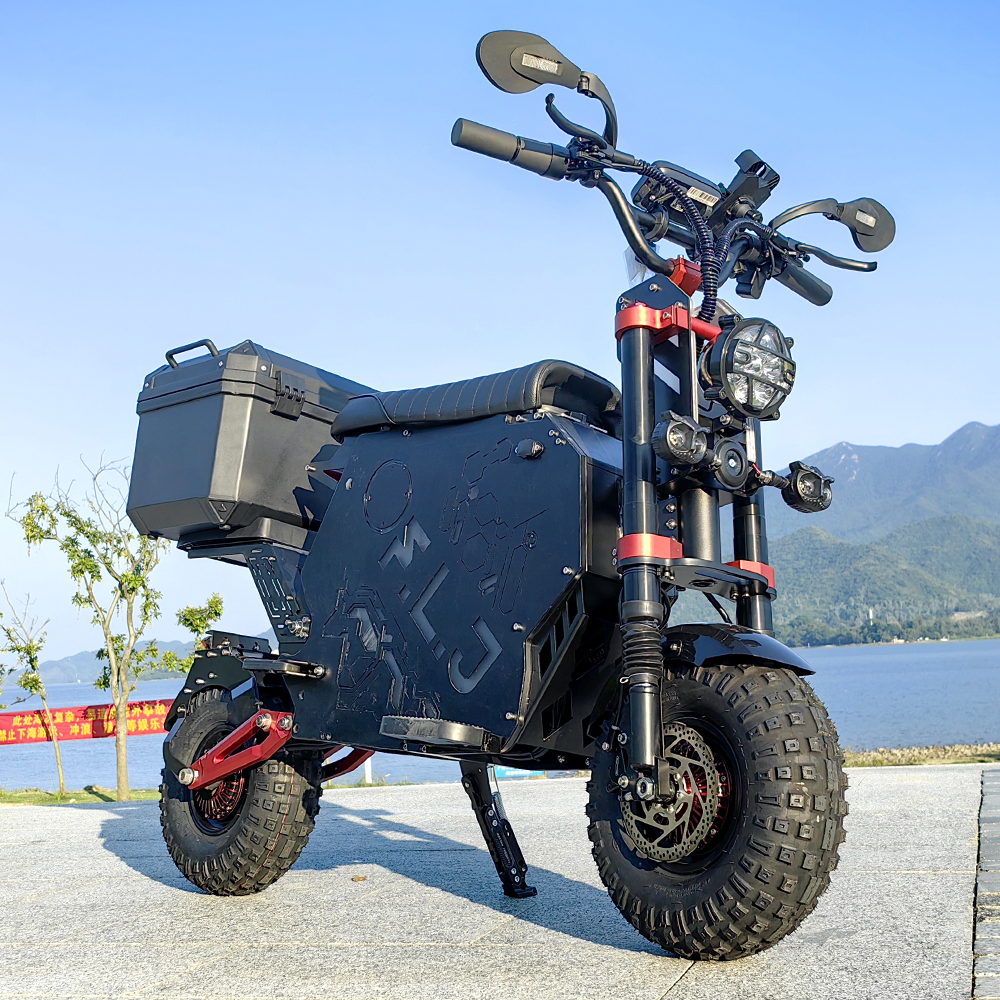 2024 Newest FLJ F1 72V 12000W Electric Scooter Motorcycle with App NFC 75MPH Speed