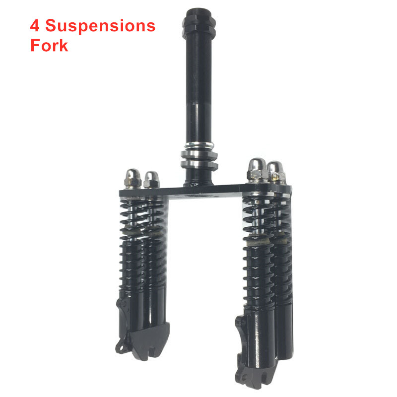 FLJ T113 Front Fork Suspensions with double 4 suspensions C shape front fork shock damping