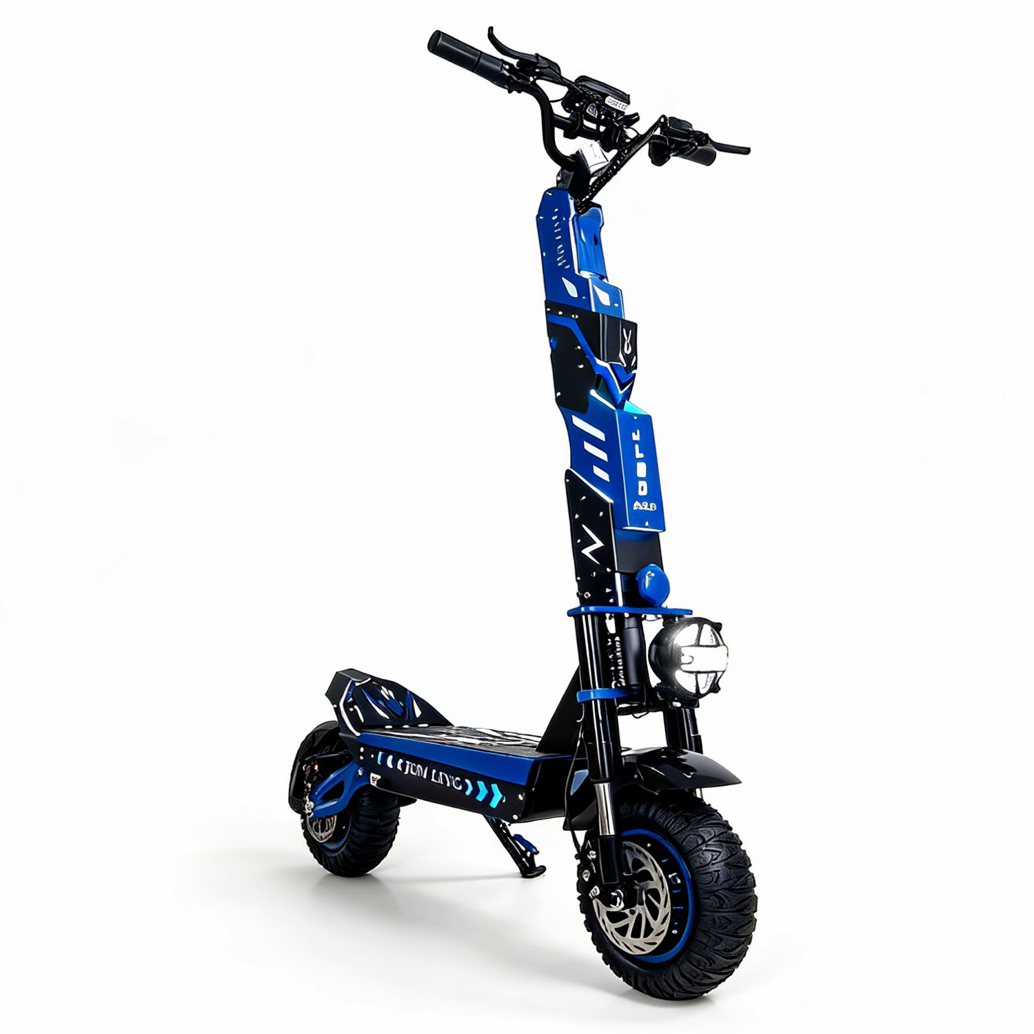 Latest JL80 6000W Duall Motors Electric Scooter with 12inch All-Terrain Tire 40MPH Speed Kickscooter