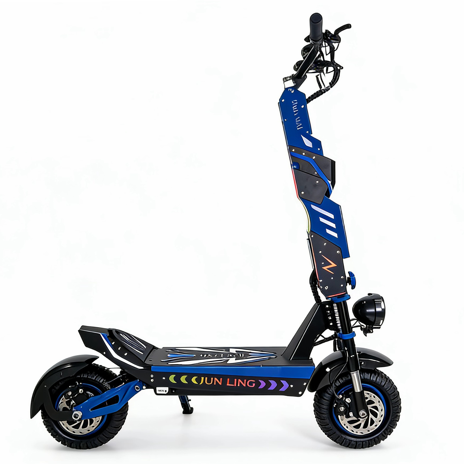 Latest JL80 6000W Duall Motors Electric Scooter with 12inch All-Terrain Tire 40MPH Speed Kickscooter