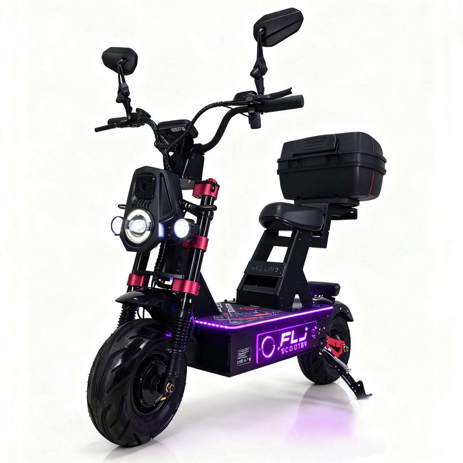 K13 Ultra 72V 12000W Electric Scooter with APP fast speed 75MPH