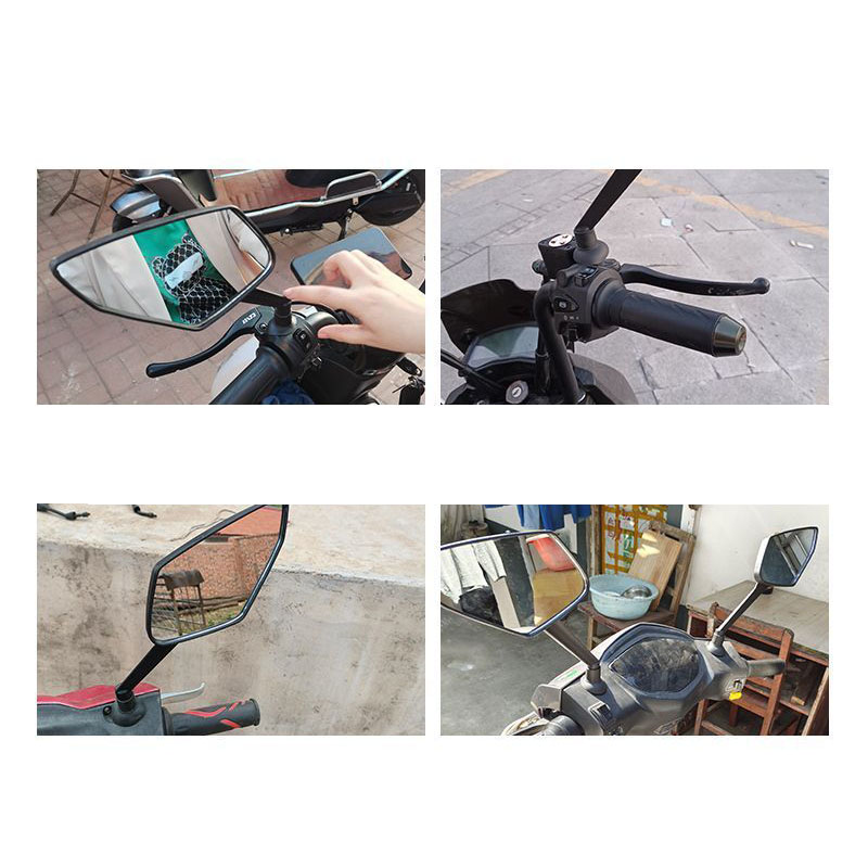 Scooter rearview Mirror for E Scooter Electric bike foldable handle bike mirror