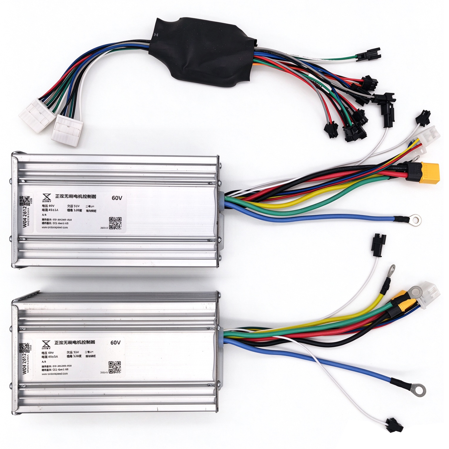 BYD YunLi 60V 45A Controller for S3 6000W Dual motors electric scooter Accelerator TF-100 Display