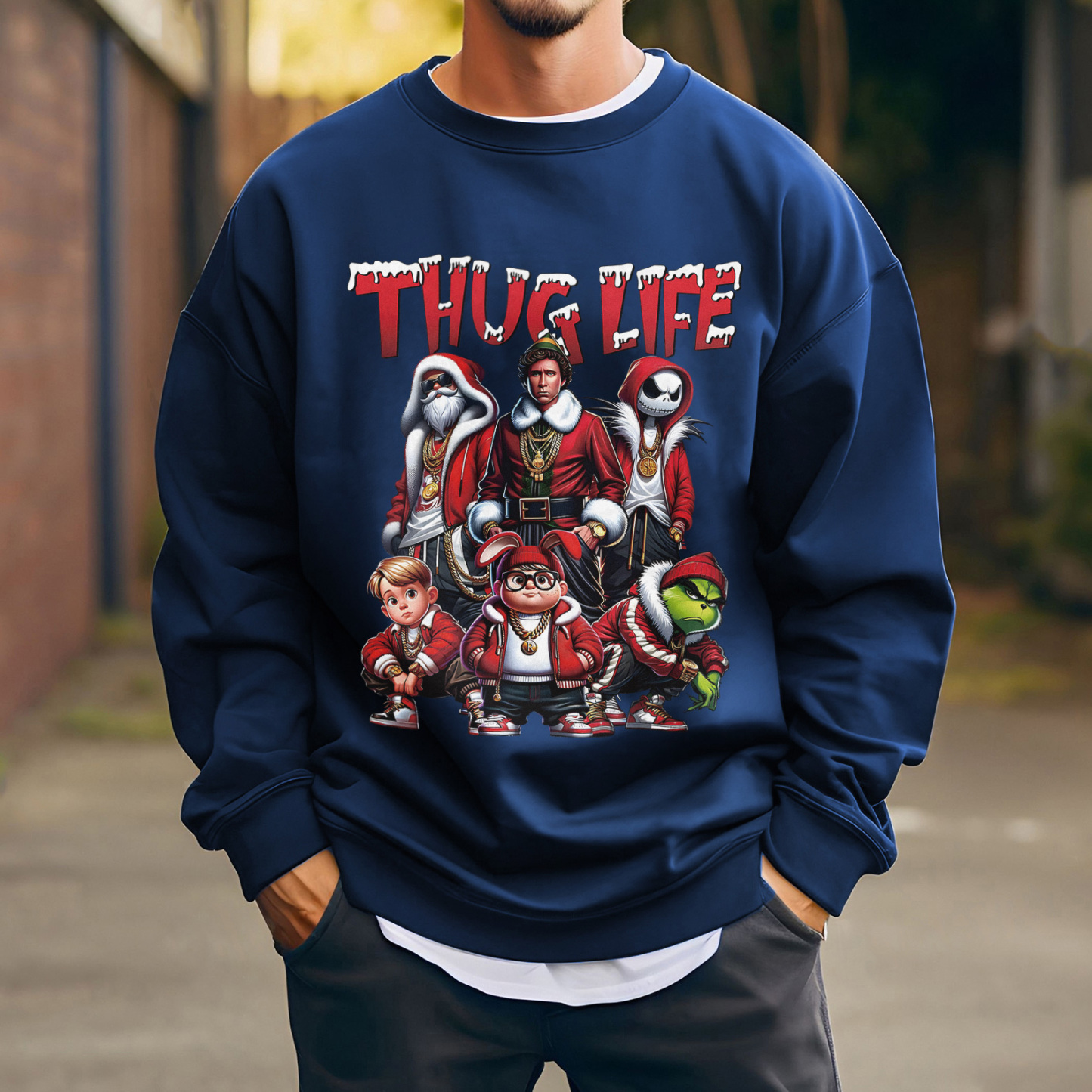 Christmas Movie Character Sweatshirt