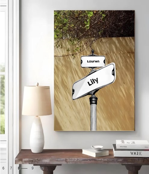 Our Story Never Ends - Vertical Canvas Canvas, Gifts Personalized Cust