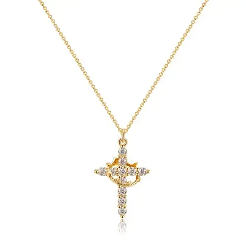 ❤️Rotatable Crown Cross Pendant Necklace❤️